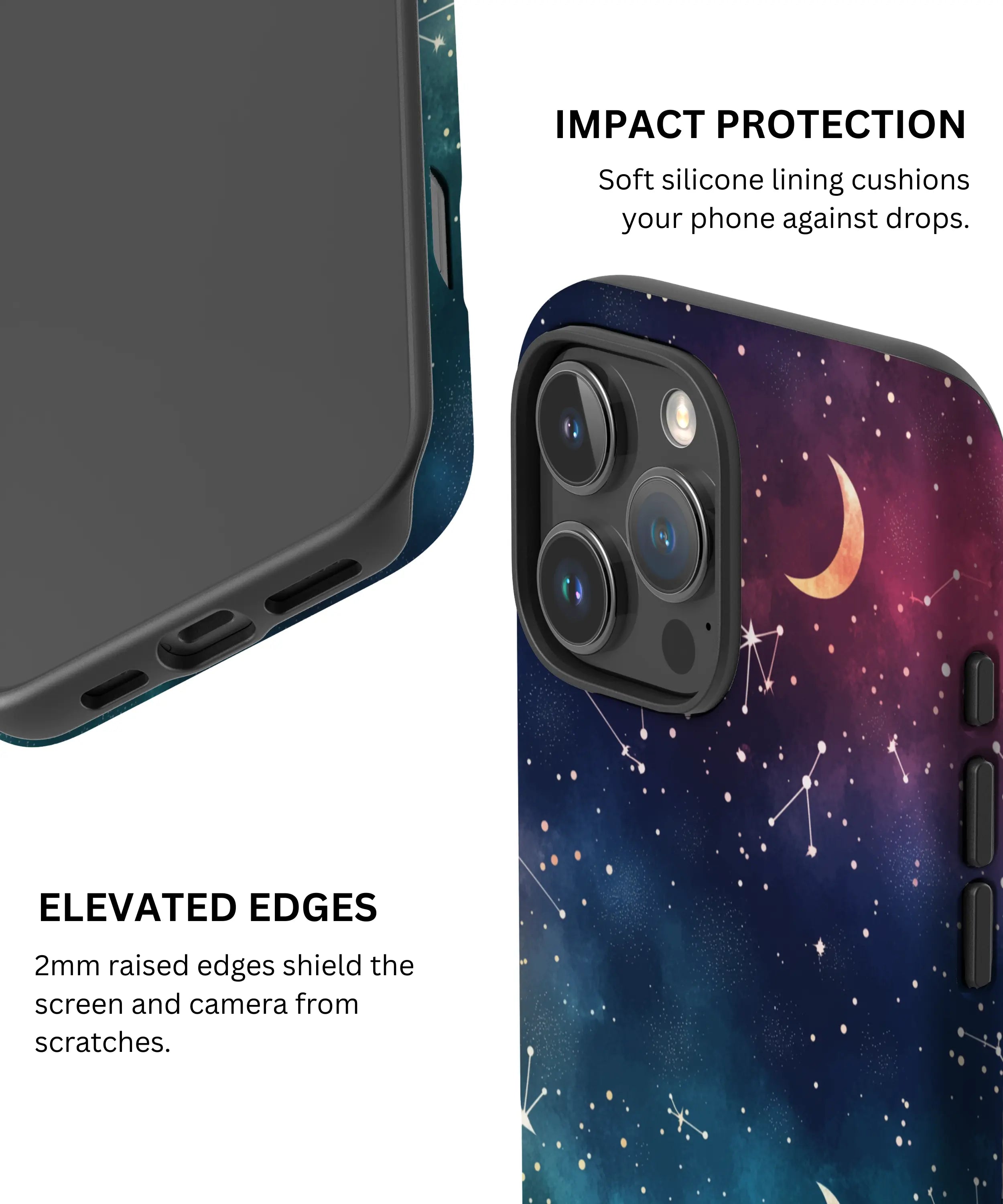 Cosmic Moonlit Pattern - iPhone 16 Pro Max Case