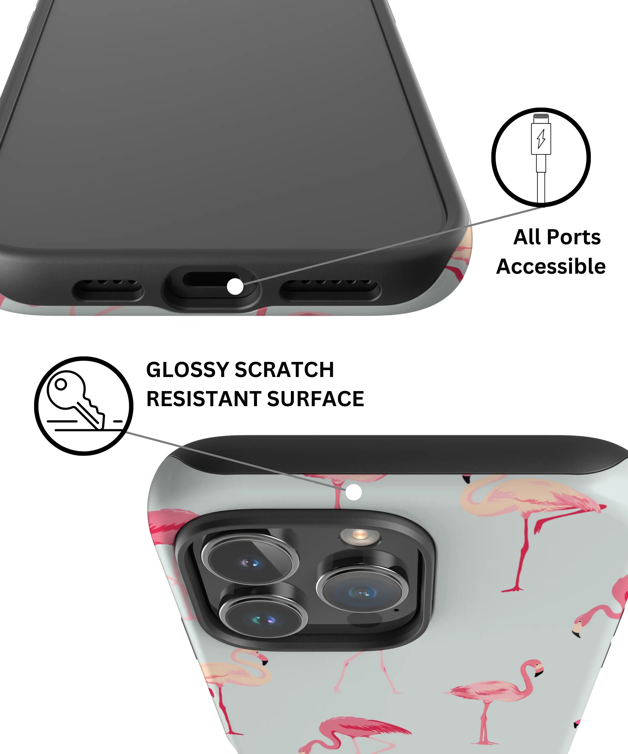 Flamingo - iPhone 16 Pro Max Case
