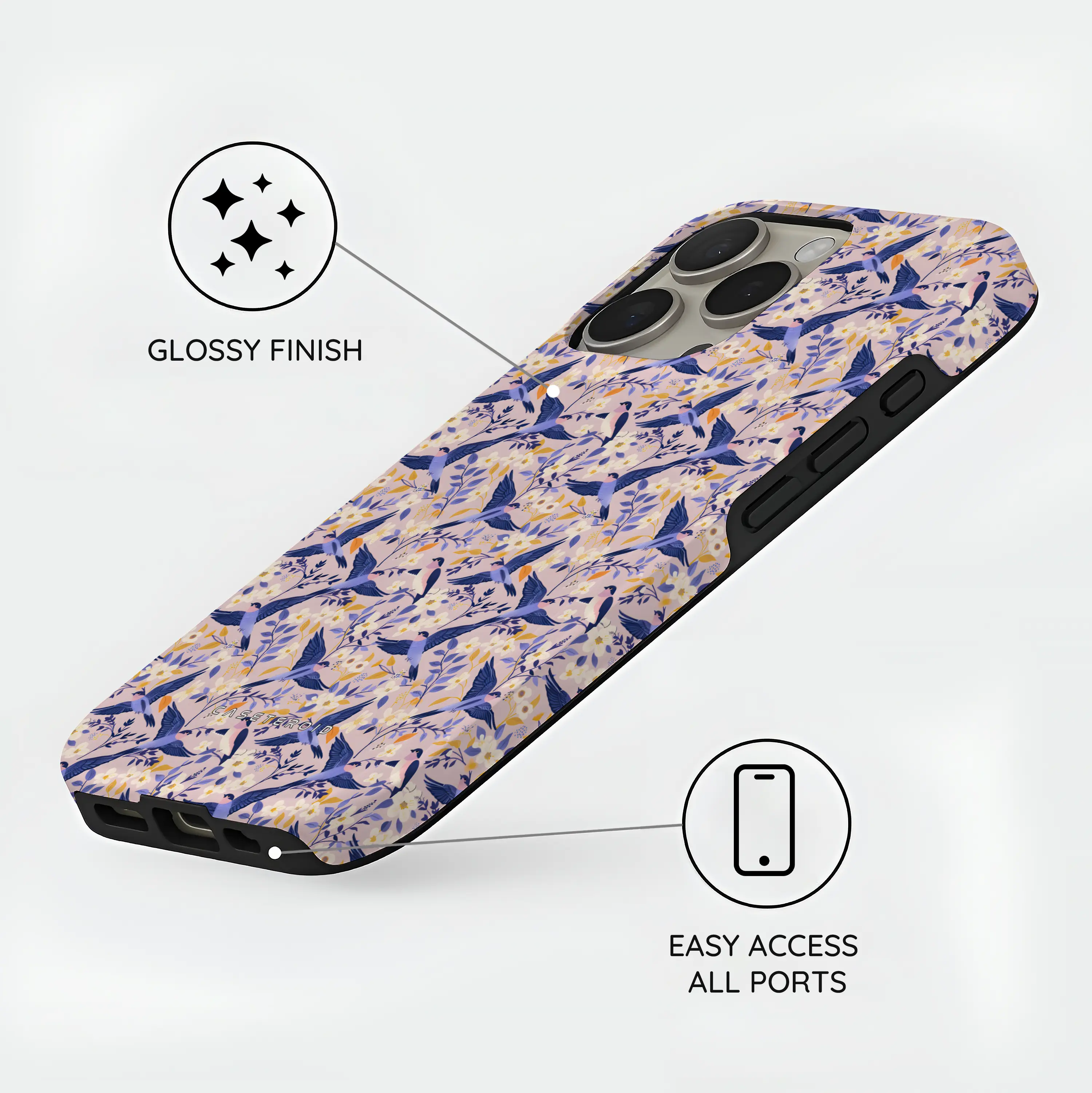 Indigo Serenade - iPhone 16 Pro Max Case