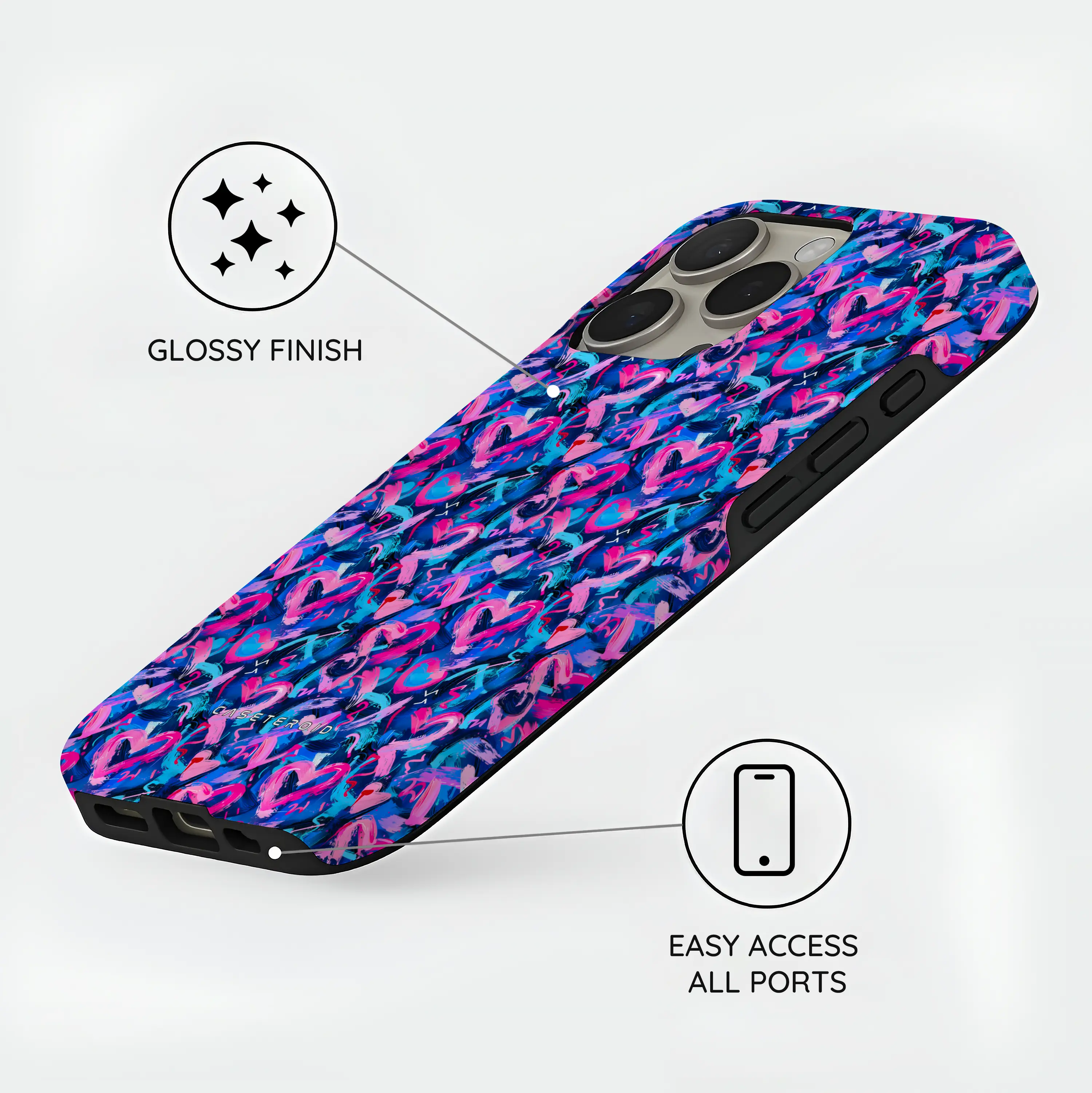Midnight Pulse - iPhone 16 Pro Max Case