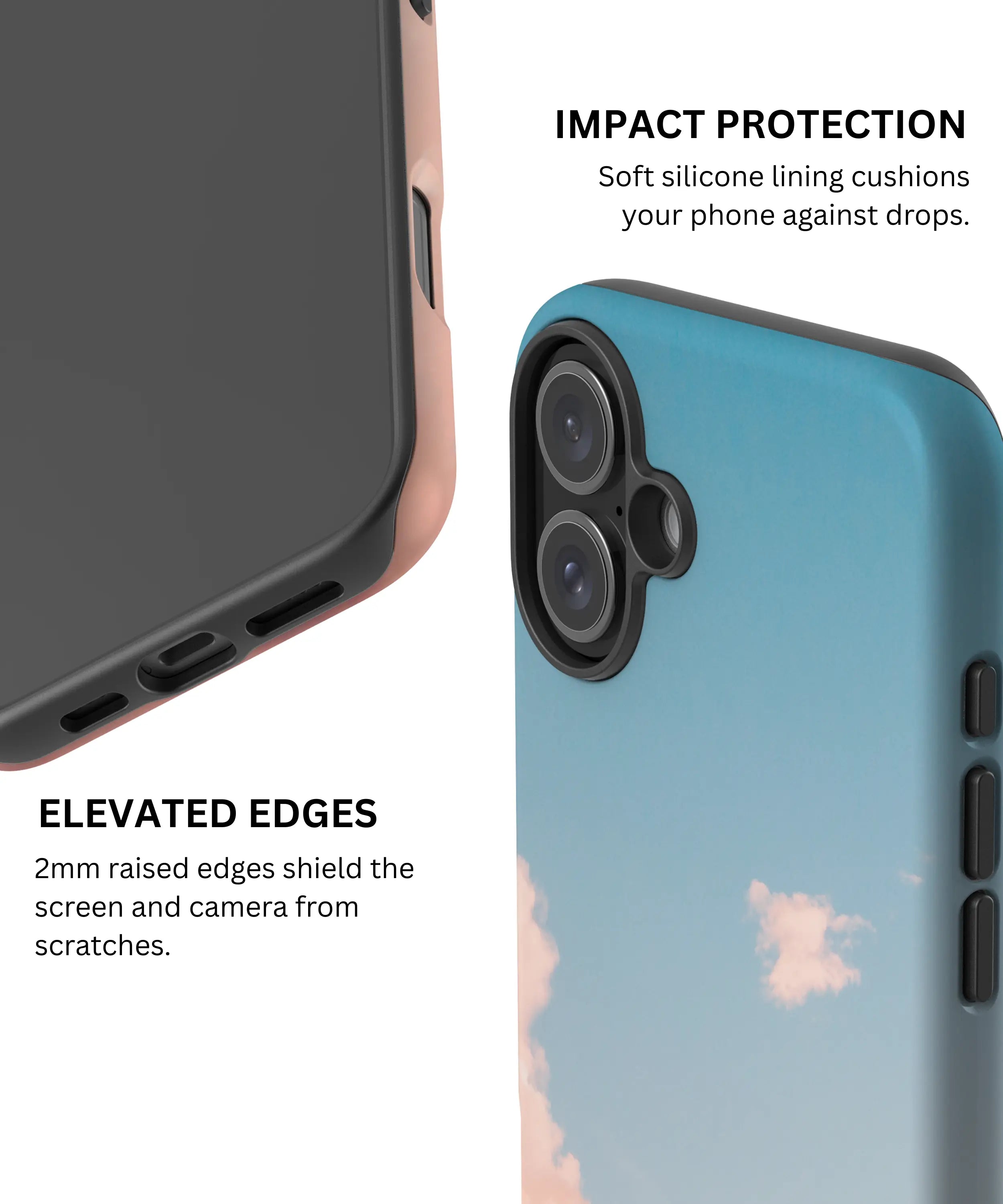 Roseate Skyline - iPhone 16 Plus Case