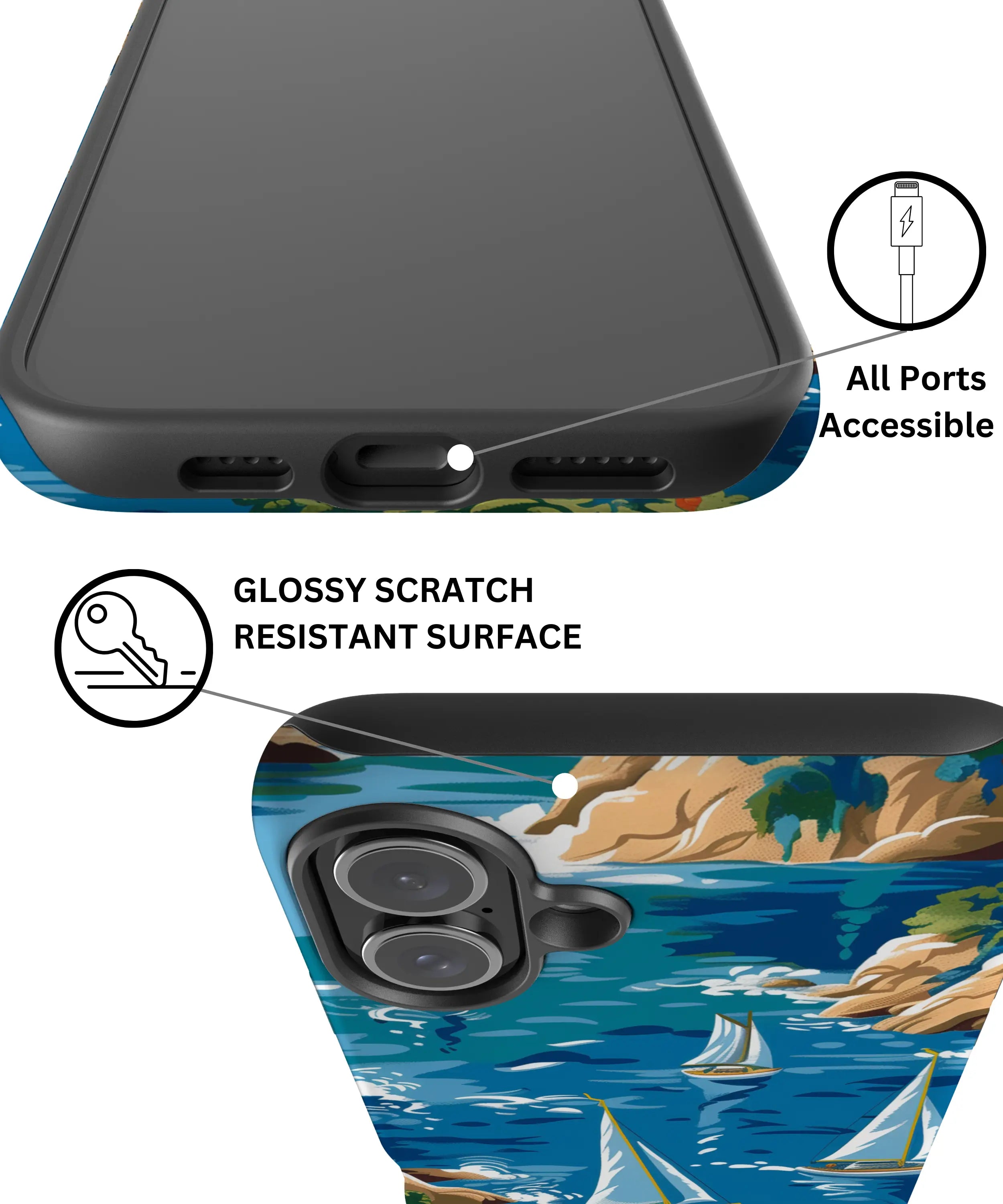 Seaside Voyager - iPhone 16 Case