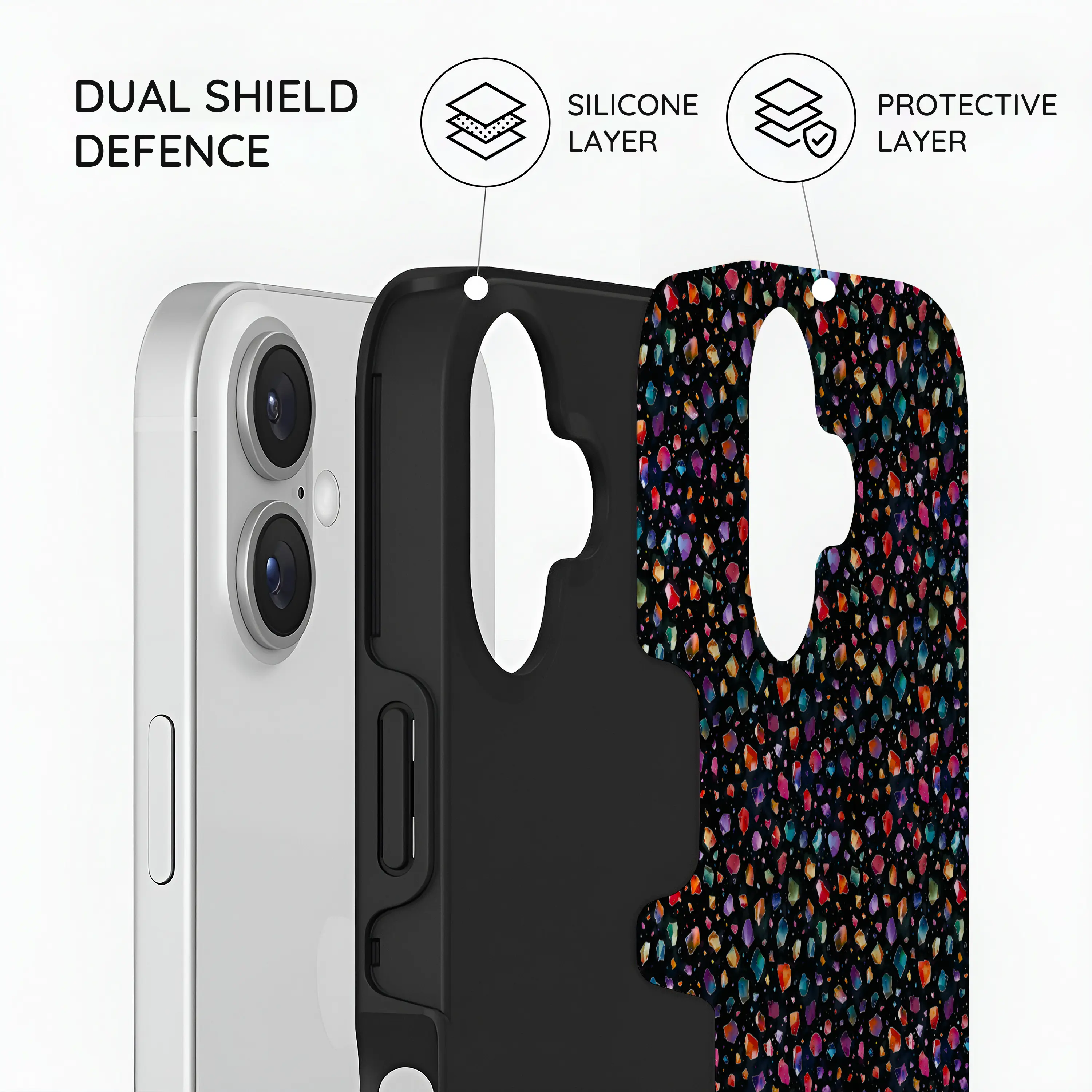 Spectrum Storm - iPhone 16 Case