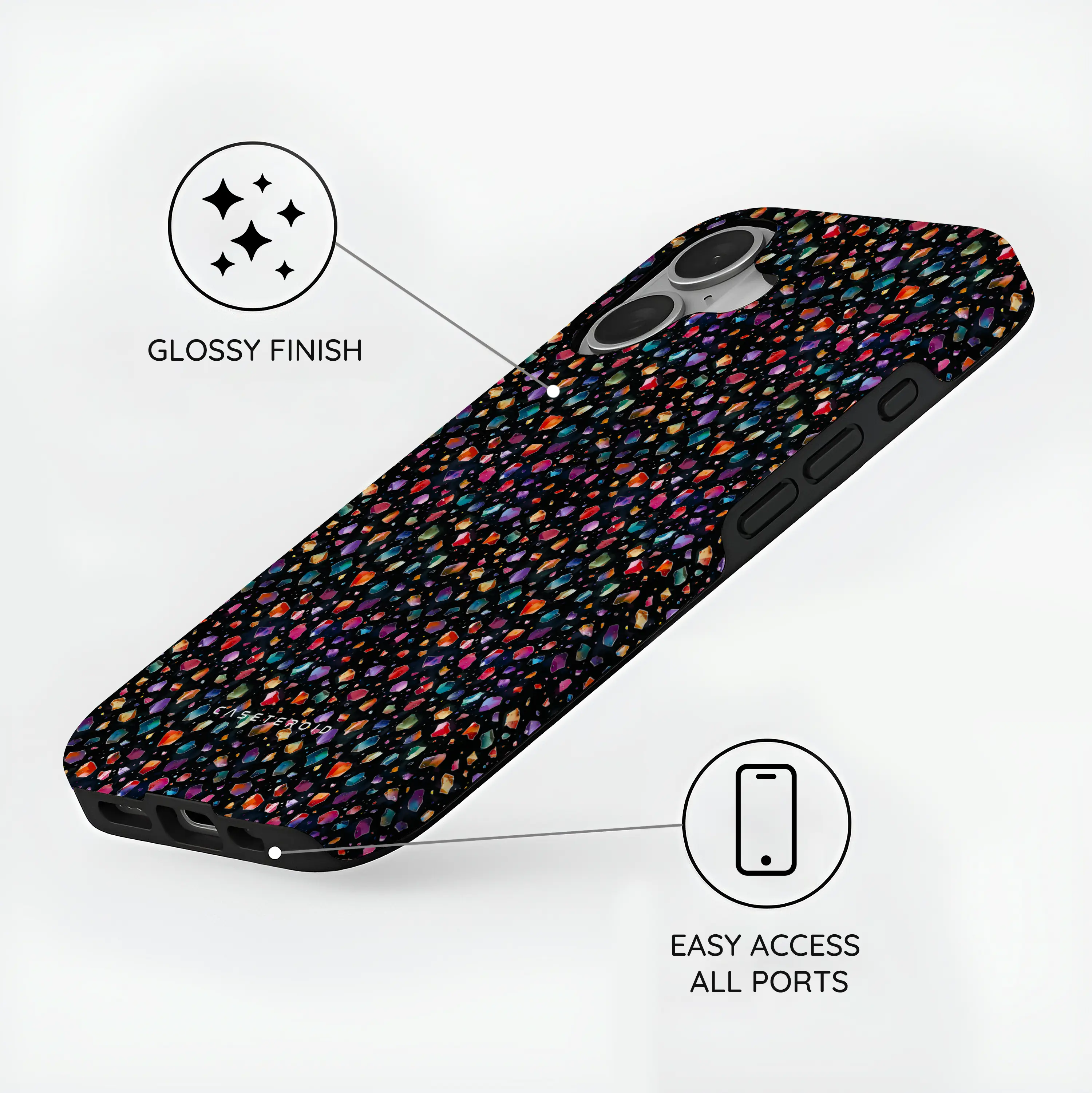 Spectrum Storm - iPhone 16 Case
