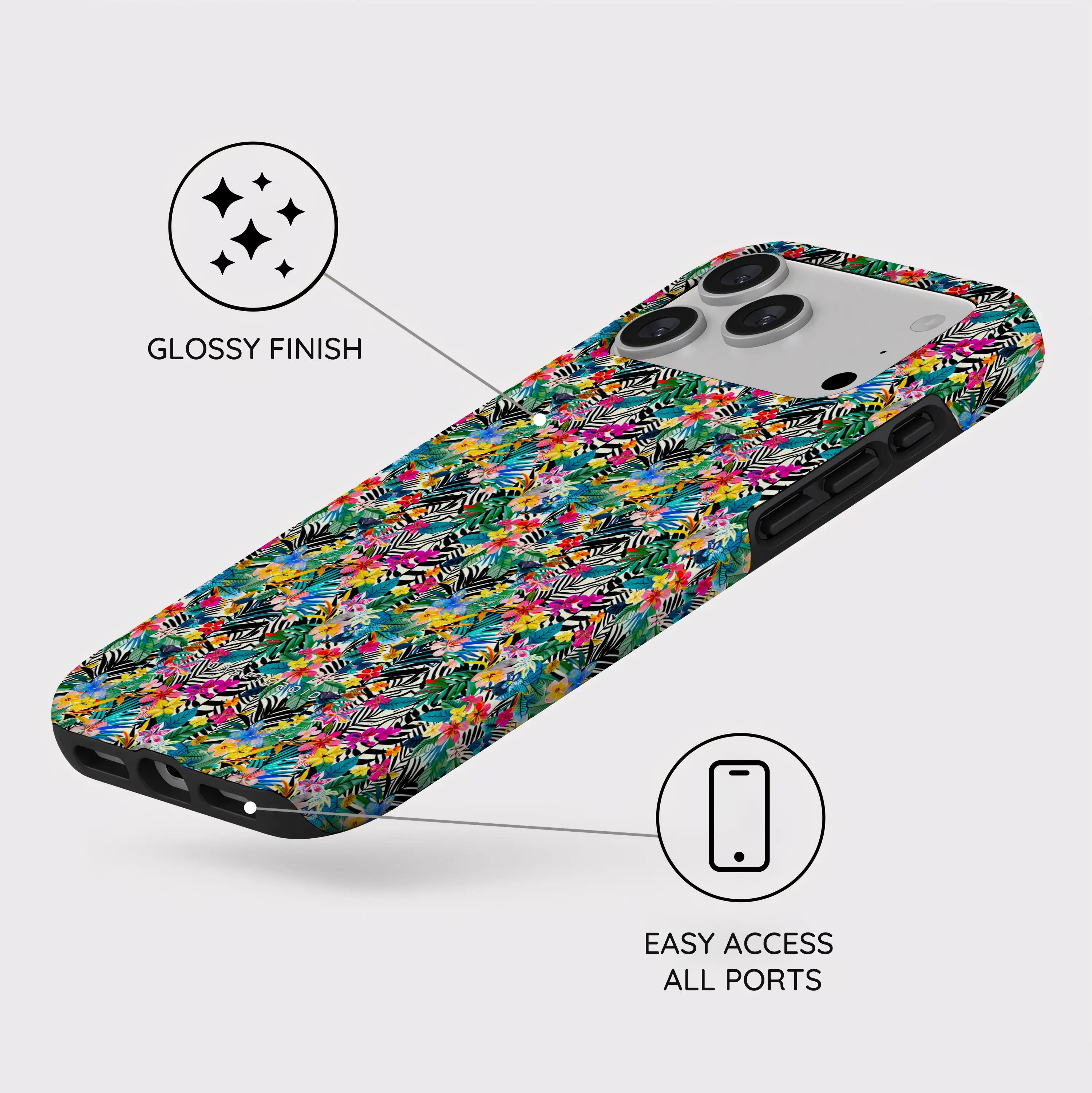 Jungle Bloom - iPhone 17 Pro Max Case