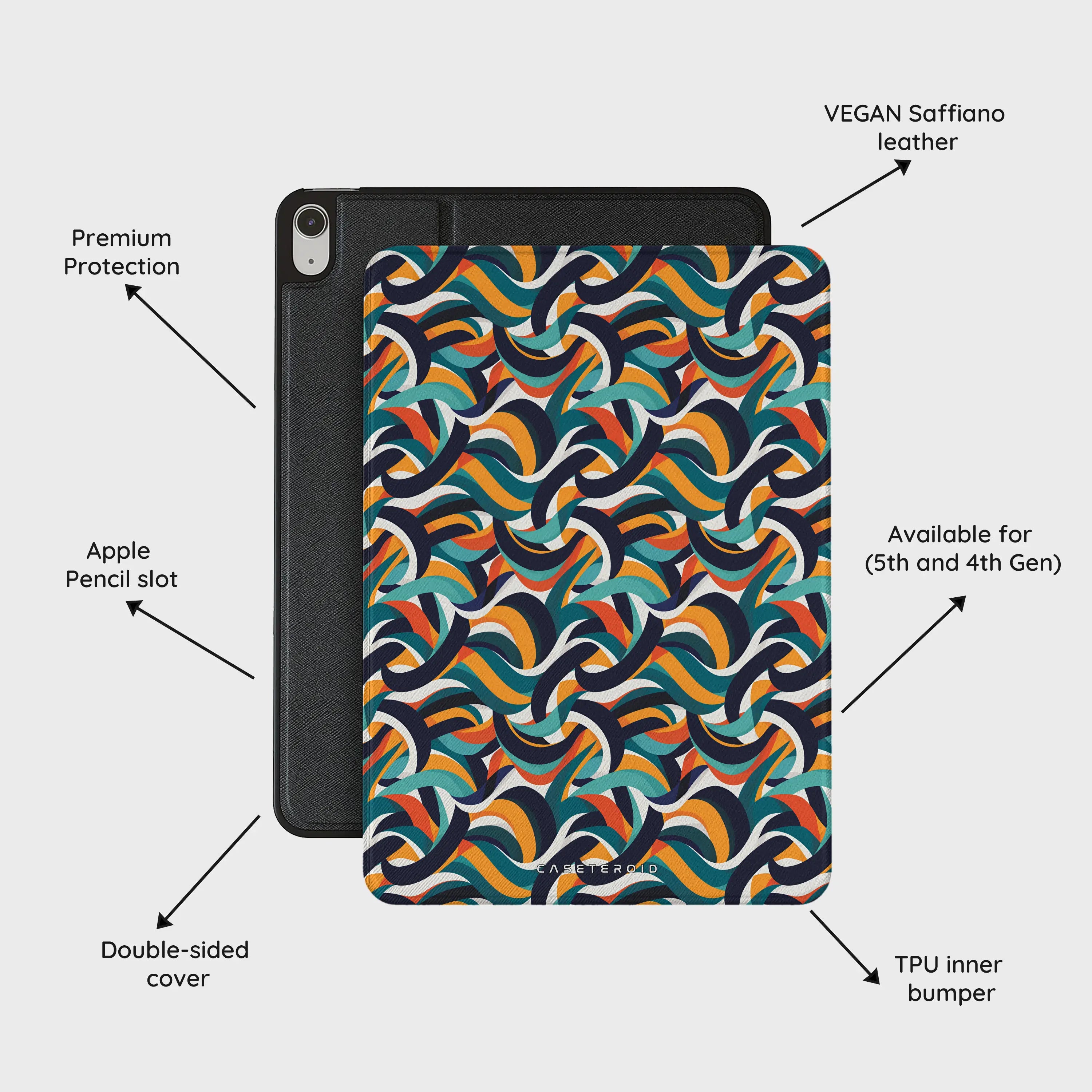 Ribbon Flow - iPad Air 10.9 (5th/4th Gen) Case