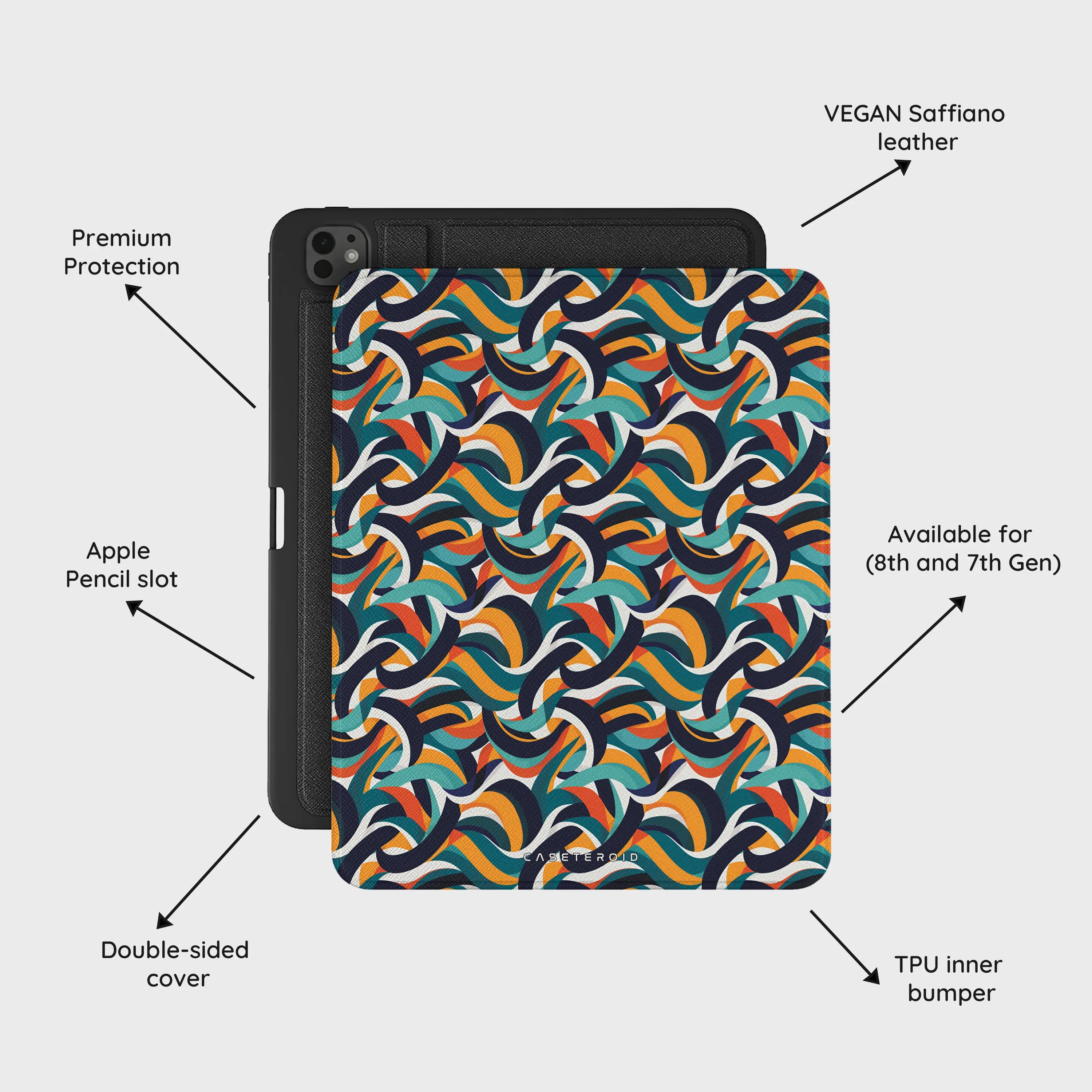 Ribbon Flow - iPad Pro 13 (8th/7th Gen) Case