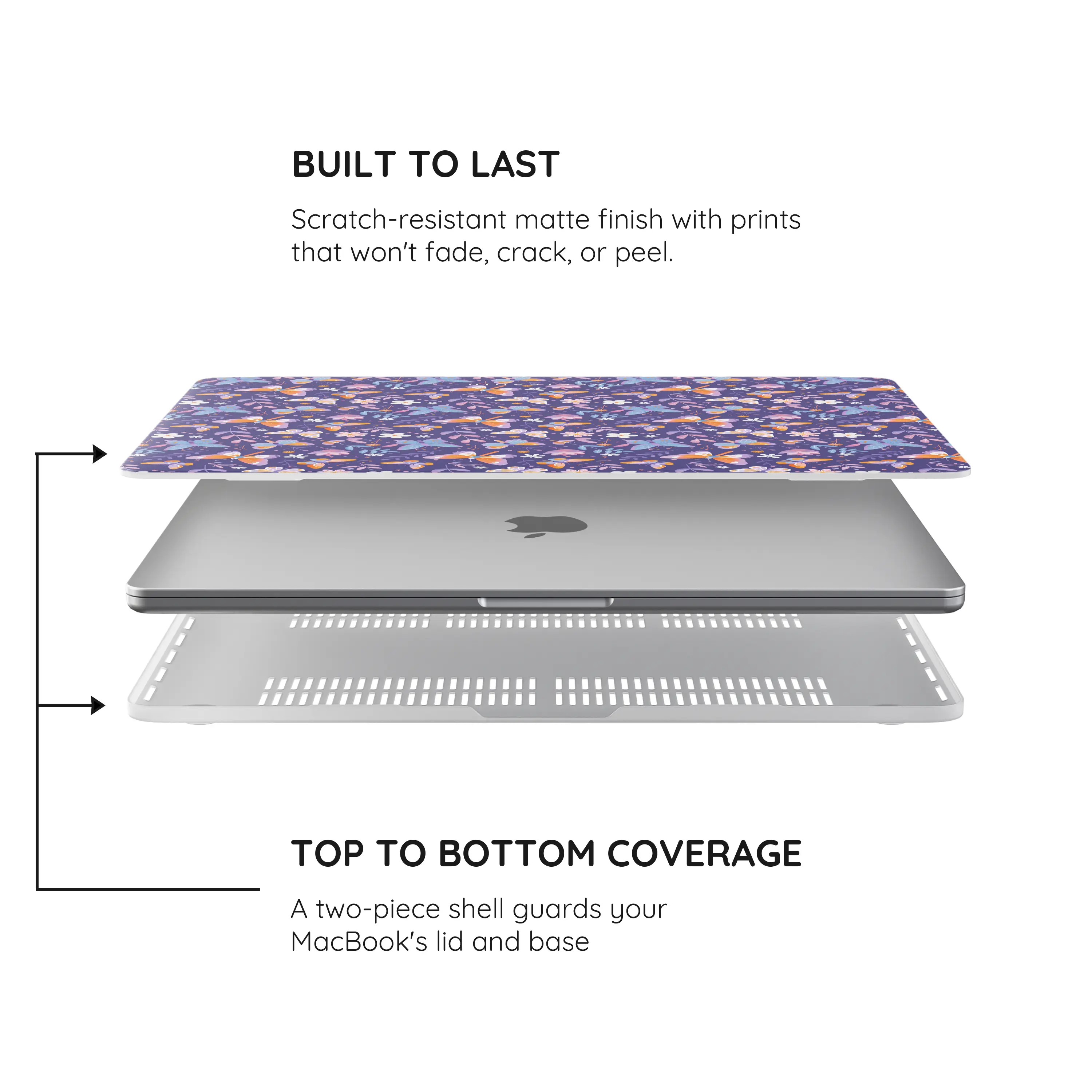 Violet Flutter - MacBook Pro Case