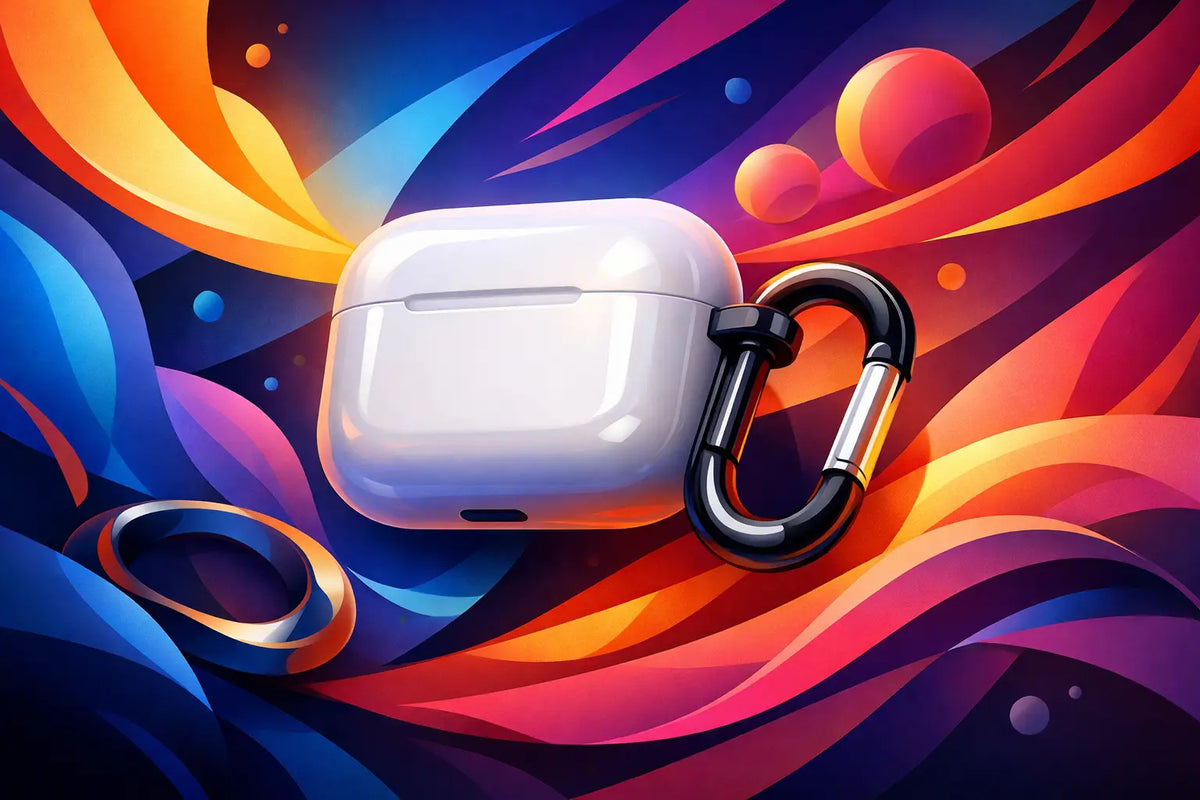 How an AirPods Case That Fits a Carabiner Clip Works