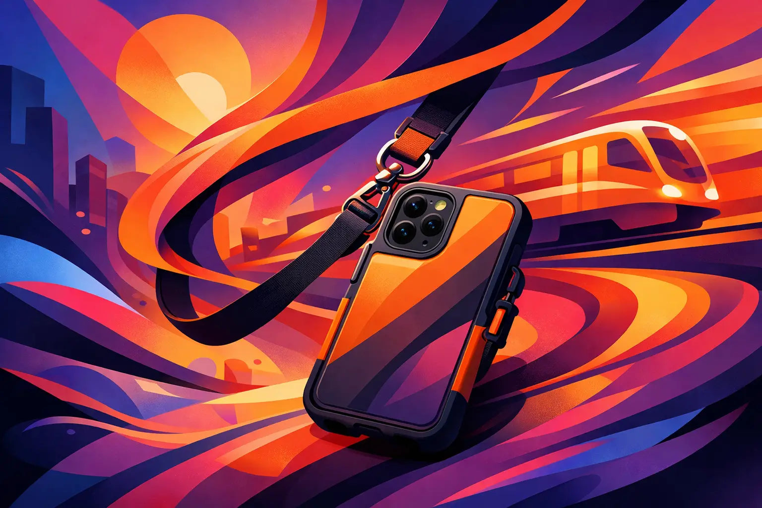 Phone Case With Strap for Commuting