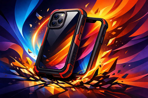 Shockproof iPhone Case With Raised Bezel