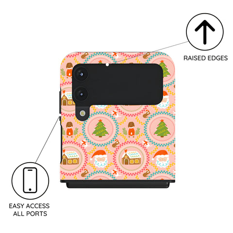 Santa Village - Samsung Galaxy Z Flip 4 Case