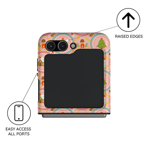 Santa Village - Samsung Galaxy Z Flip 5 Case