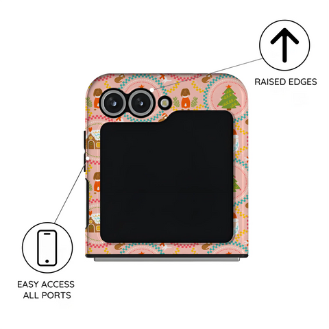 Santa Village - Samsung Galaxy Z Flip 6 Case