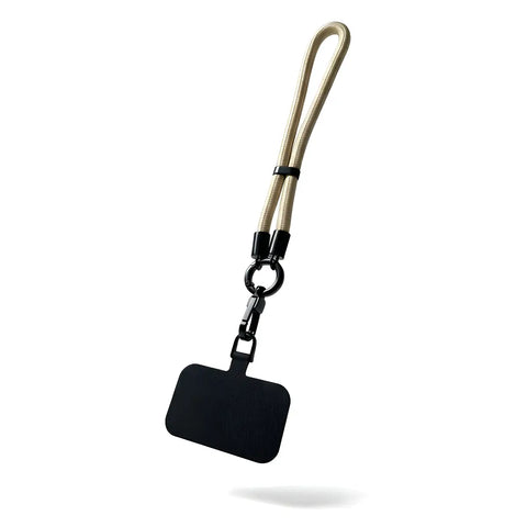 Beige Wrist Phone Case Strap