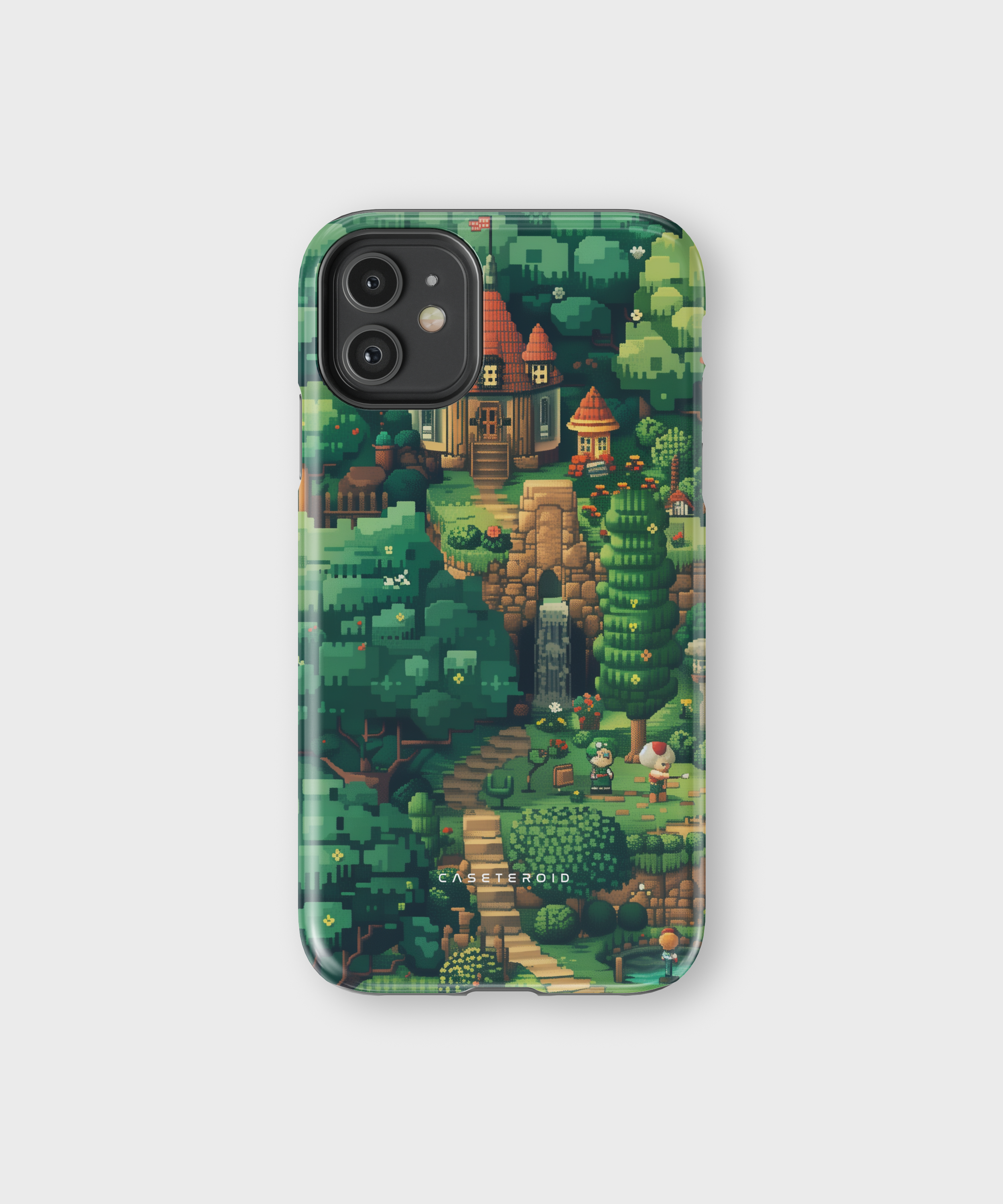 iPhone Tough Case - Retro Realm Pixel - CASETEROID