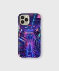 iPhone Tough Case - Neon Arcade Nexus - CASETEROID