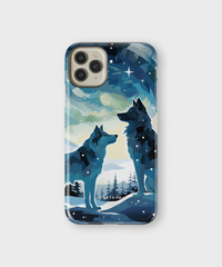 iPhone Tough Case - Arctic Wolves Whispers - CASETEROID