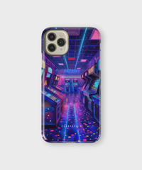 iPhone Tough Case - Neon Arcade Nexus - CASETEROID