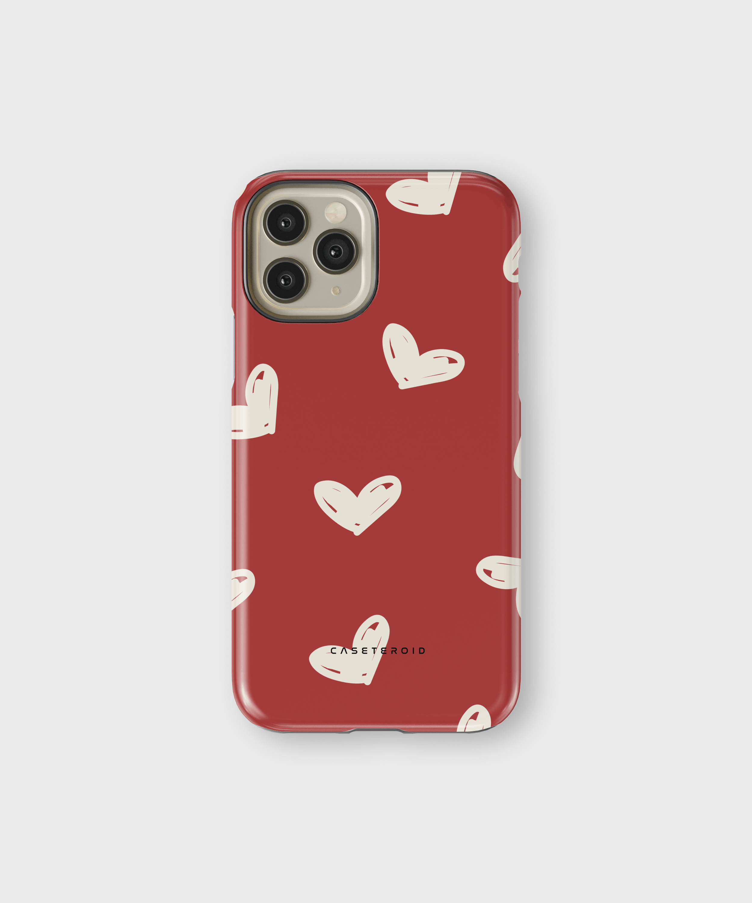 iPhone Tough Case - Crimson Love Notes - CASETEROID