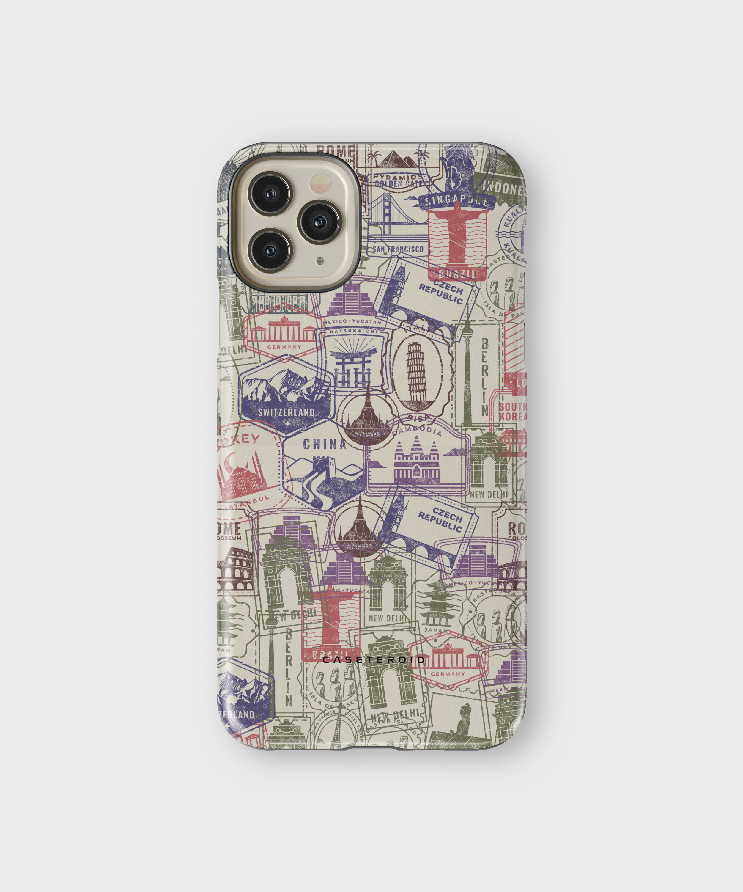 iPhone Tough Case - Stamps - CASETEROID