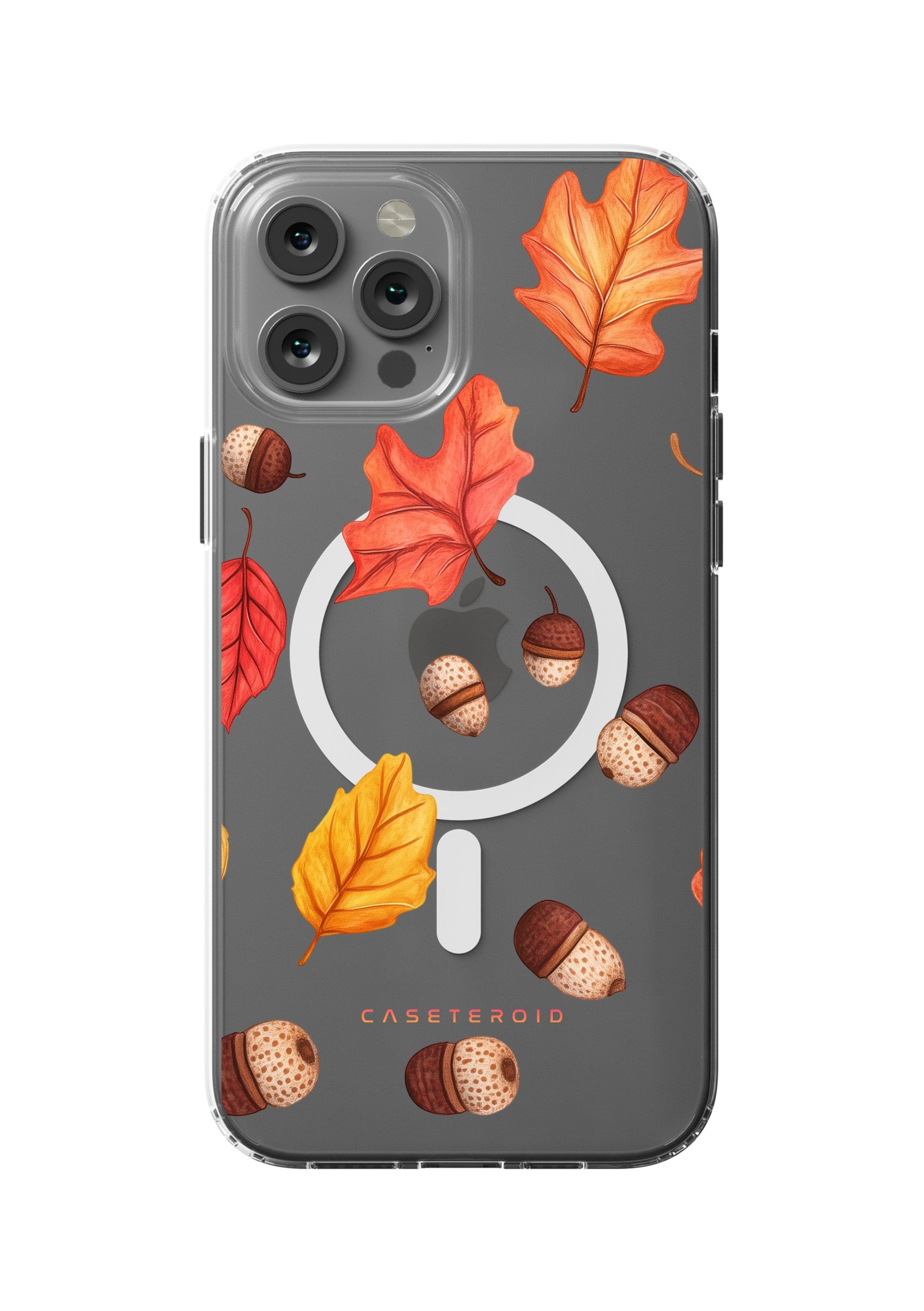 iPhone Clear Case with MagSafe - Rustic Autumn - CASETEROID