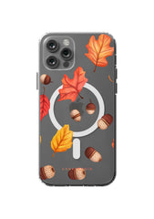 iPhone Clear Case with MagSafe - Rustic Autumn - CASETEROID