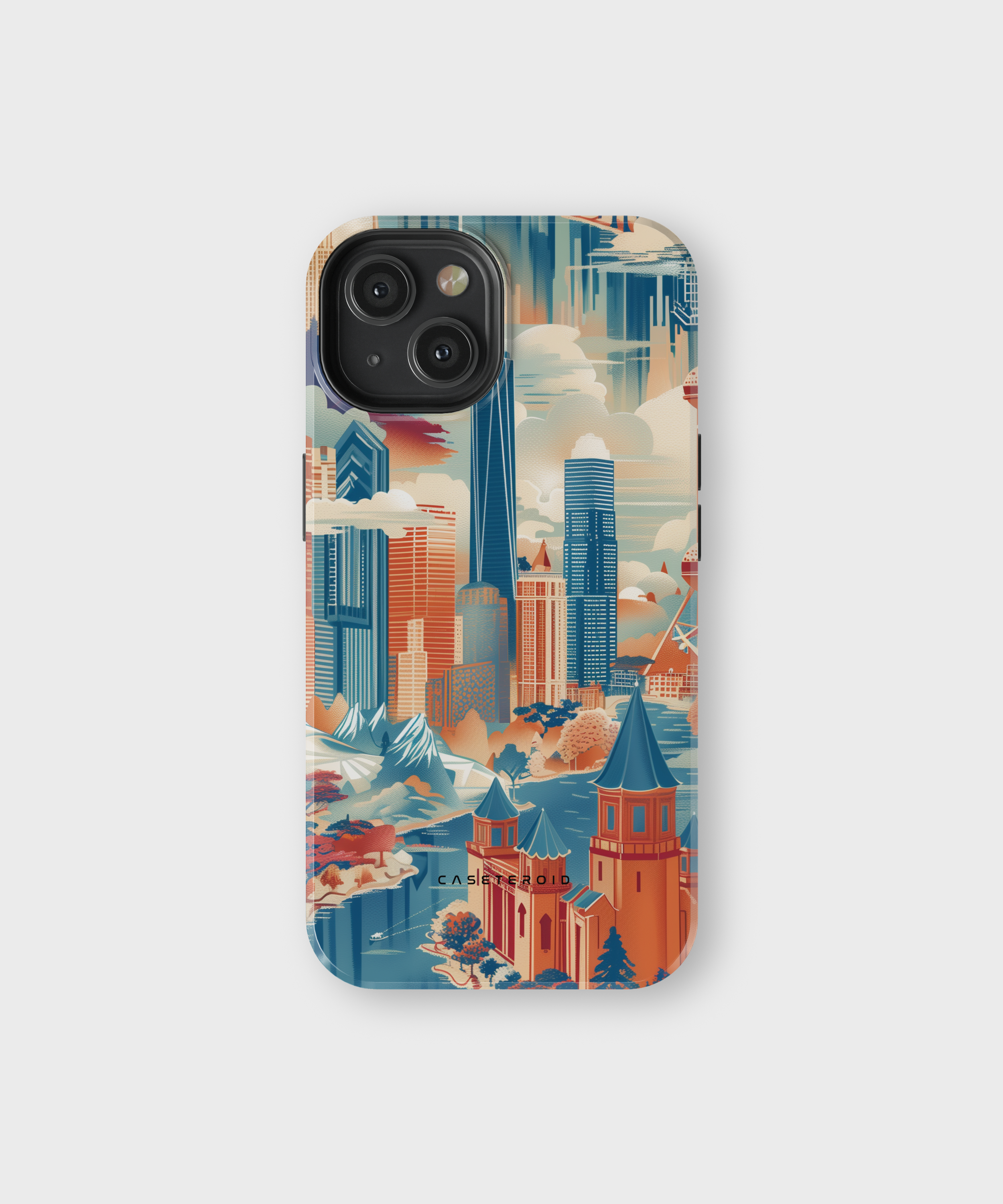 iPhone Tough Case with MagSafe - Dreamscape Skylines - CASETEROID