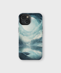 iPhone Tough Case with MagSafe - Moonlit Enchanted Oasis - CASETEROID