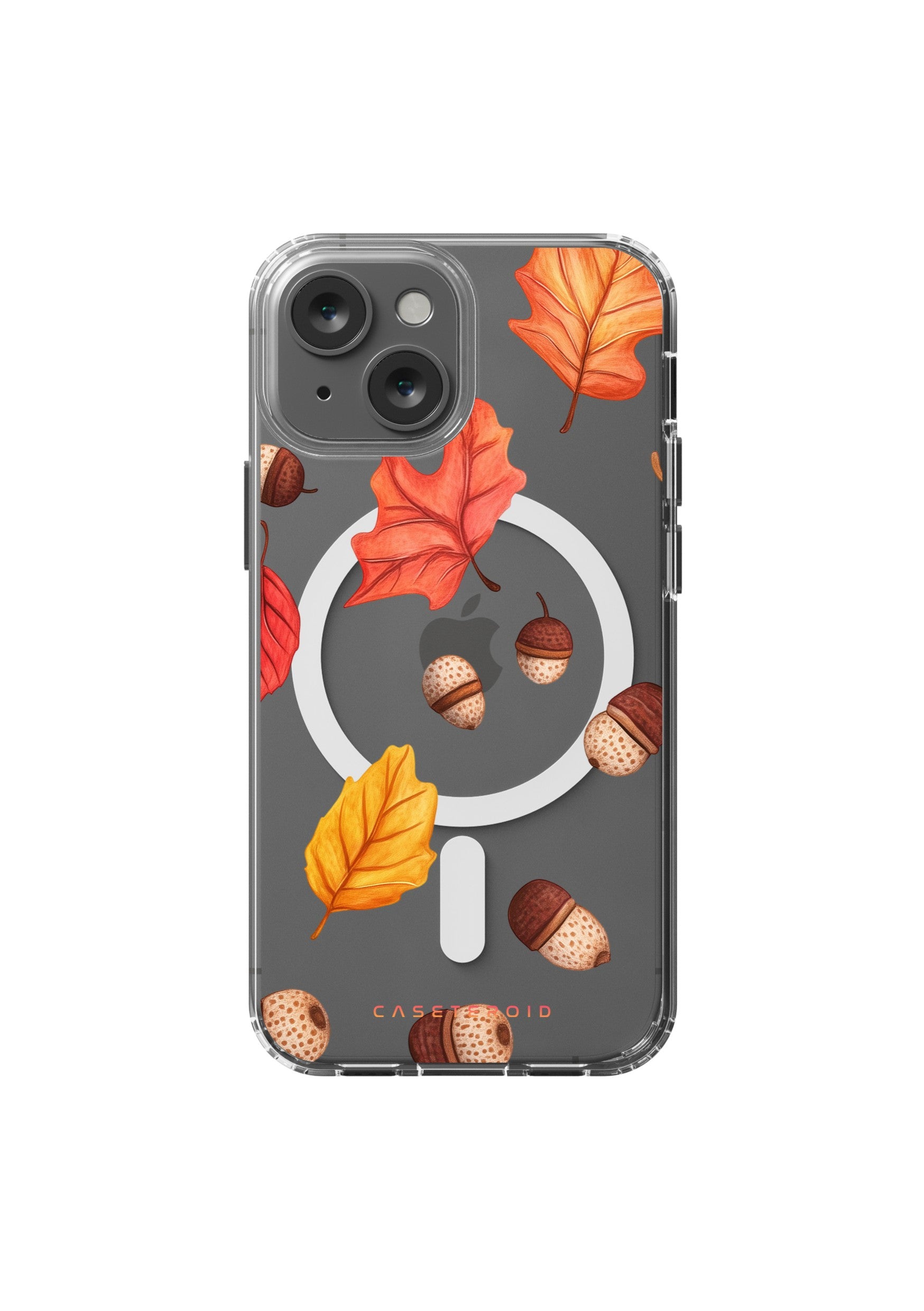 iPhone Clear Case with MagSafe - Rustic Autumn - CASETEROID