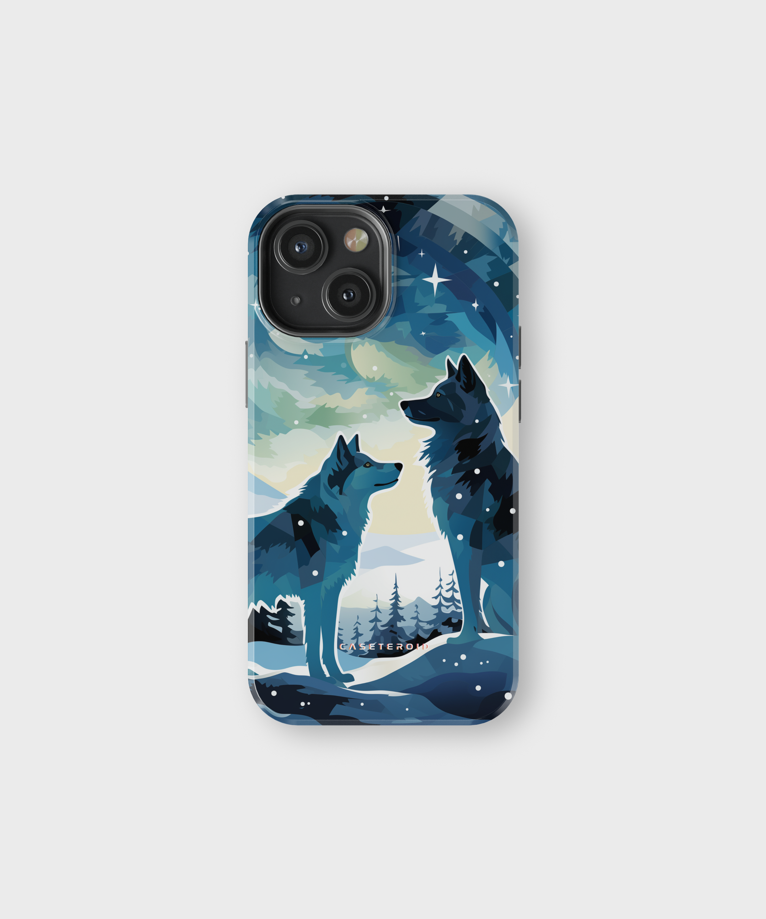 iPhone Tough Case with MagSafe - Arctic Wolves Whispers - CASETEROID