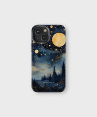 iPhone Tough Case with MagSafe - Golden Moonlit Grove - CASETEROID
