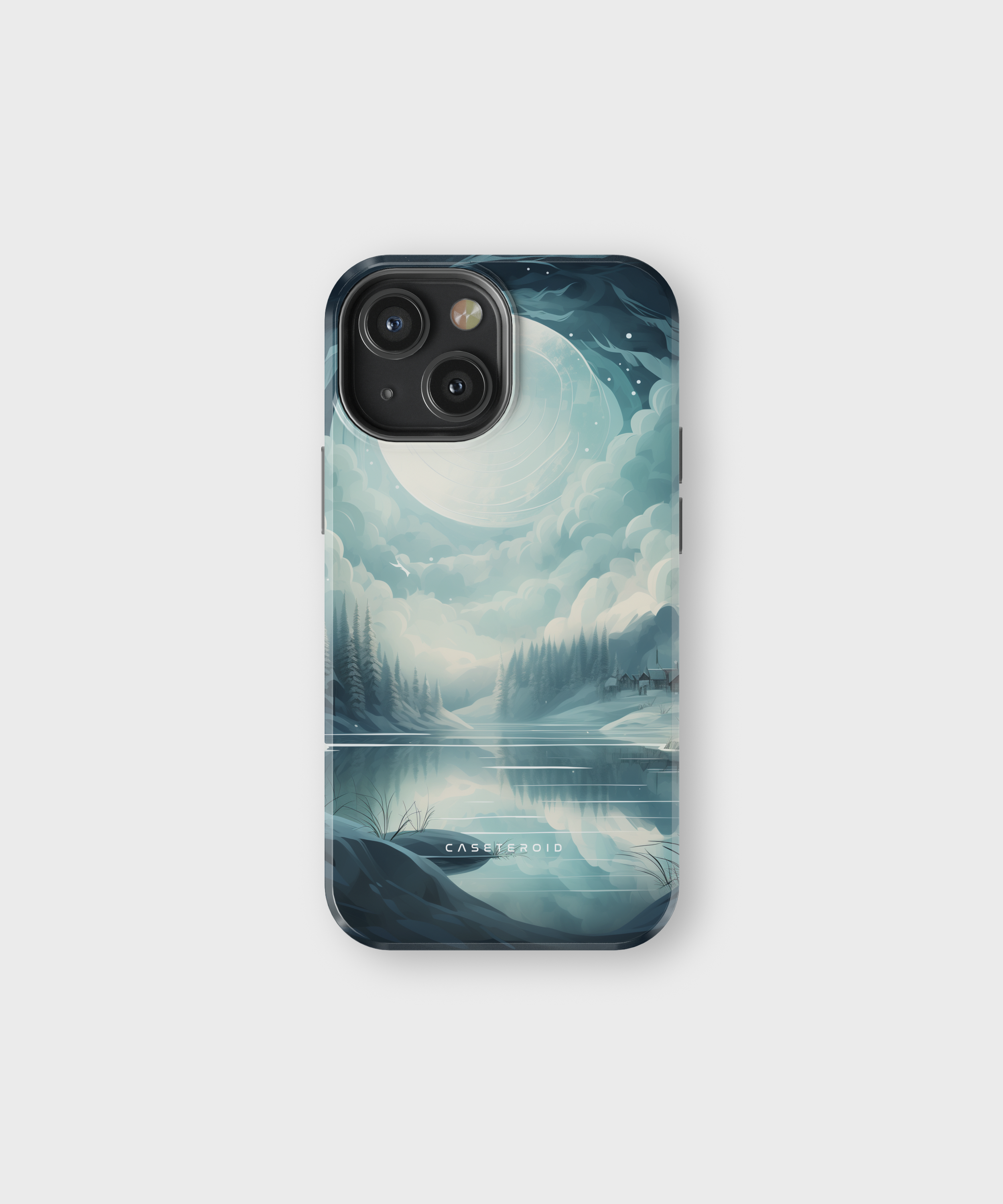 iPhone Tough Case with MagSafe - Moonlit Enchanted Oasis - CASETEROID