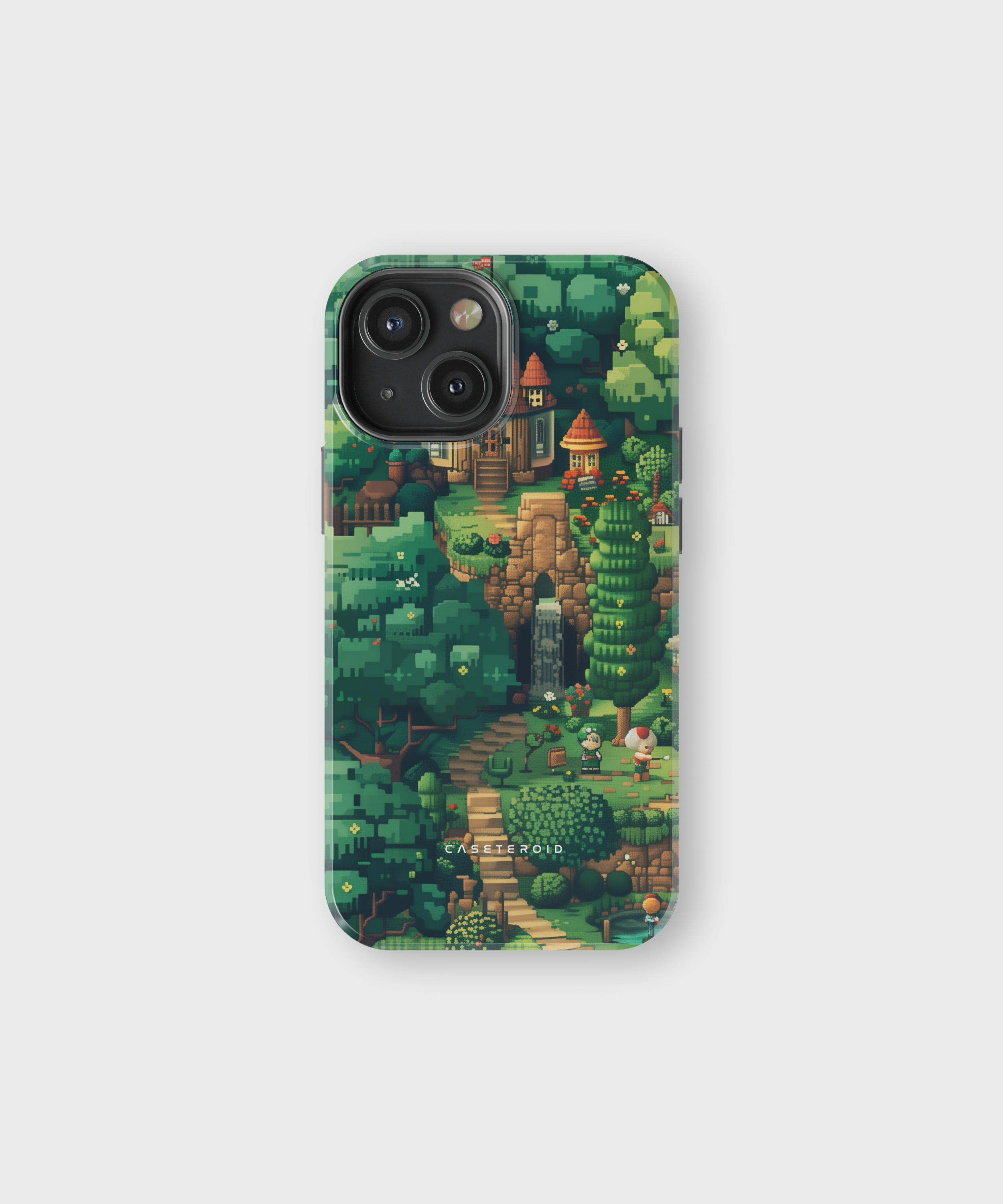 iPhone Tough Case - Retro Realm Pixel - CASETEROID