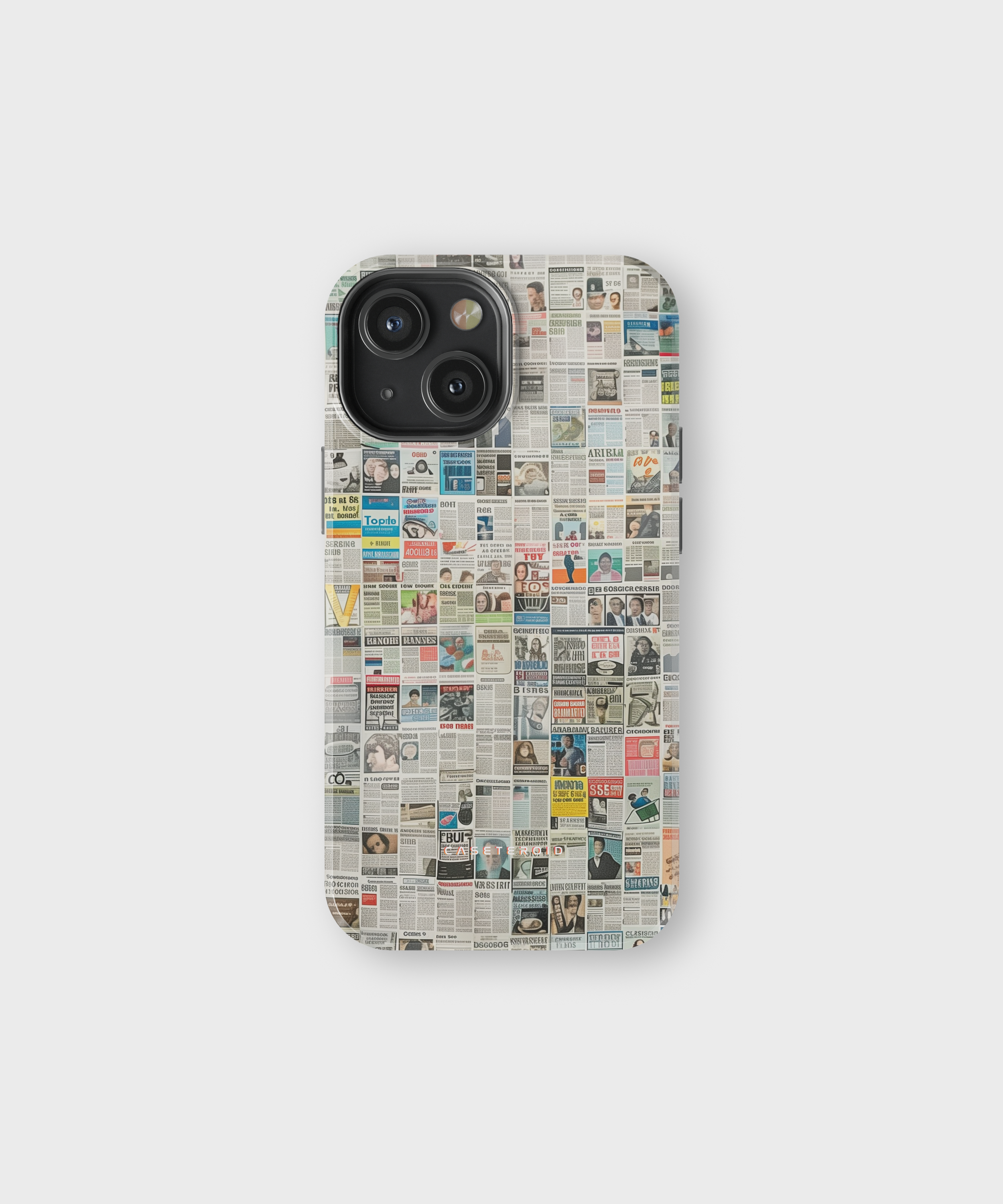 iPhone Tough Case with MagSafe - Worldwide Chronicle Mosaic - CASETEROID