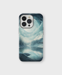 iPhone Tough Case with MagSafe - Moonlit Enchanted Oasis - CASETEROID