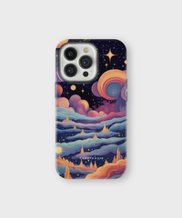 iPhone Tough Case with MagSafe - Nebula Serenade - CASETEROID