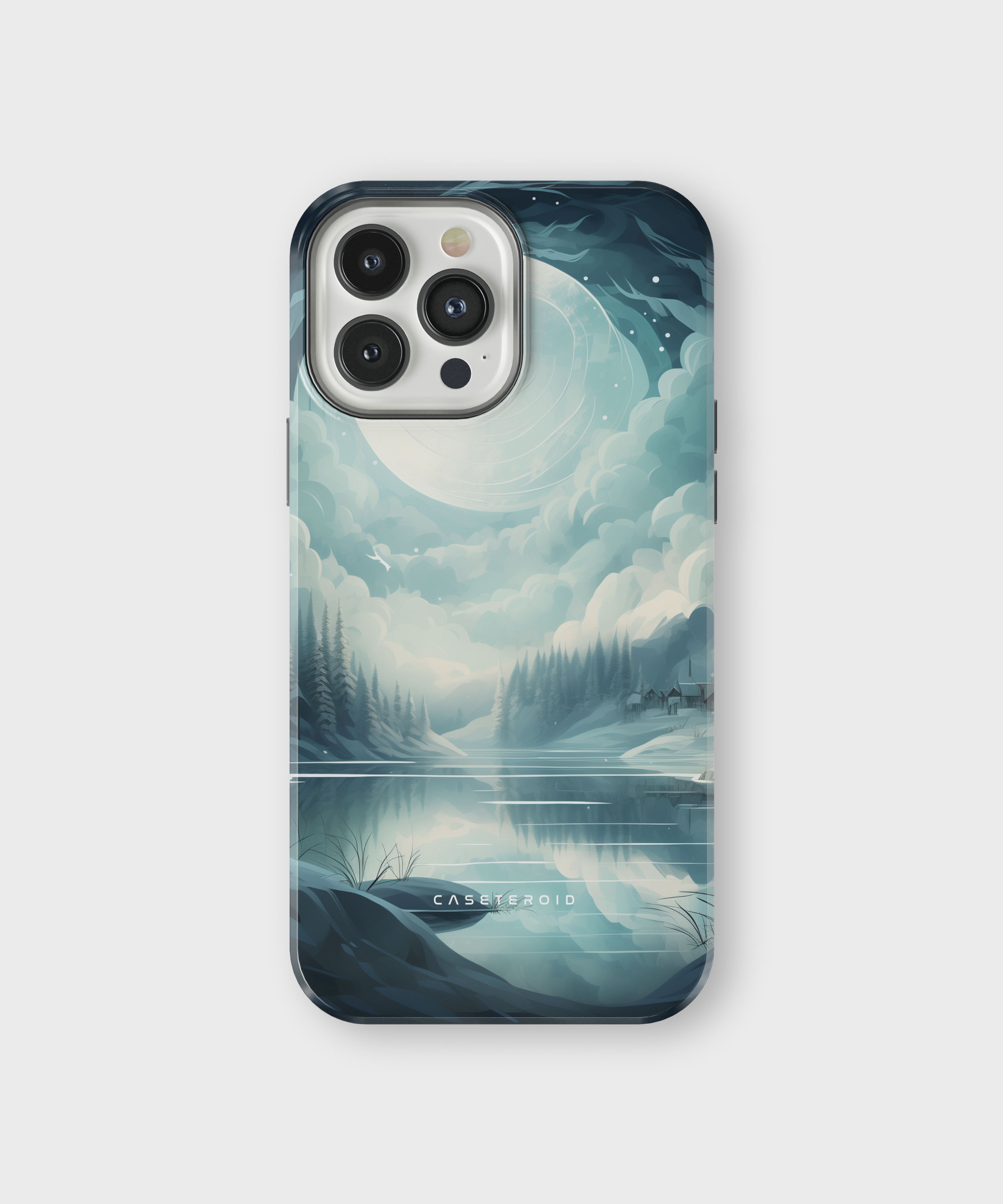 iPhone Tough Case with MagSafe - Moonlit Enchanted Oasis - CASETEROID