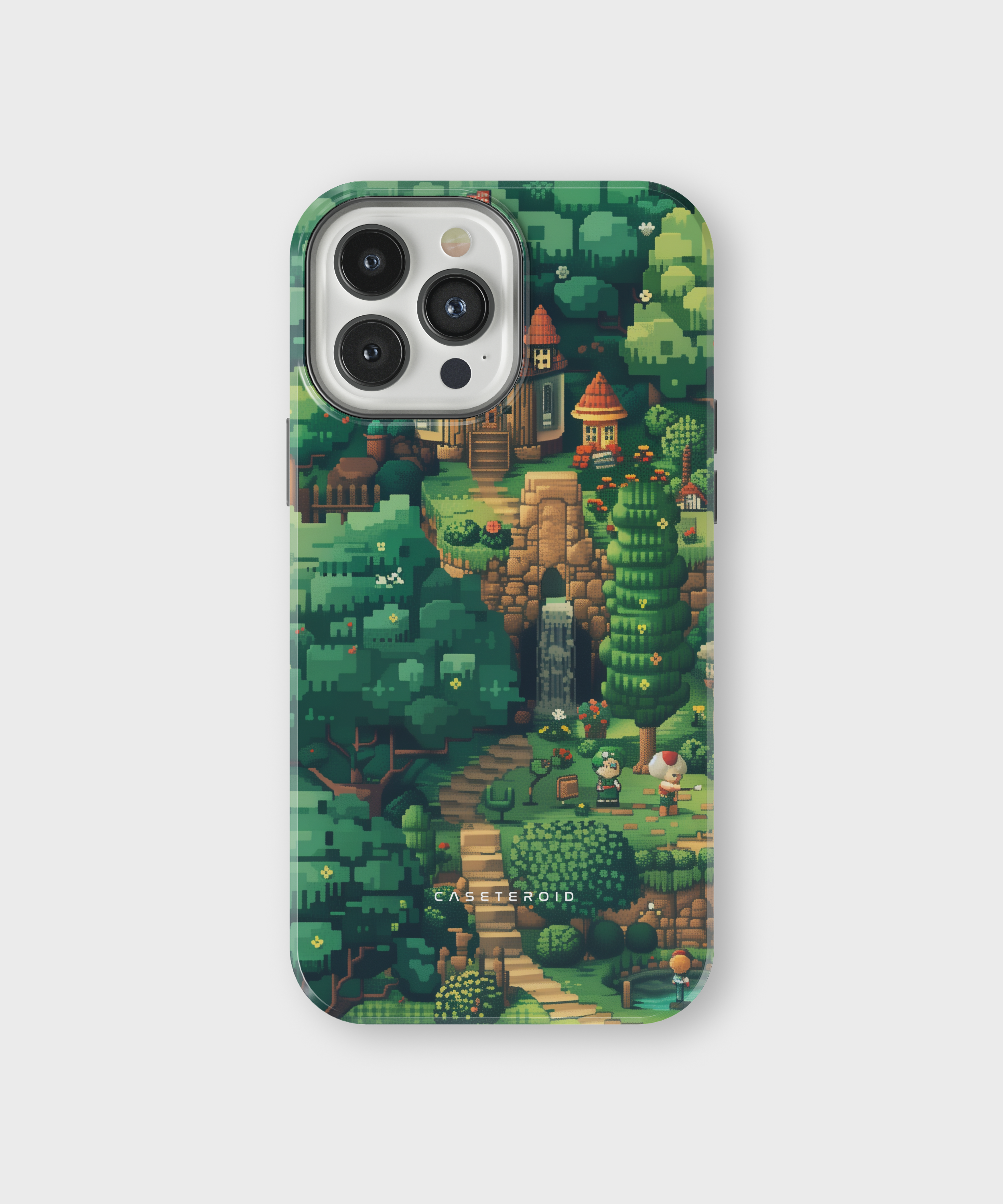 iPhone Tough Case - Retro Realm Pixel - CASETEROID