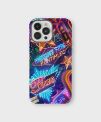 iPhone Tough Case With MagSafe - Vivid Neon Nights - CASETEROID