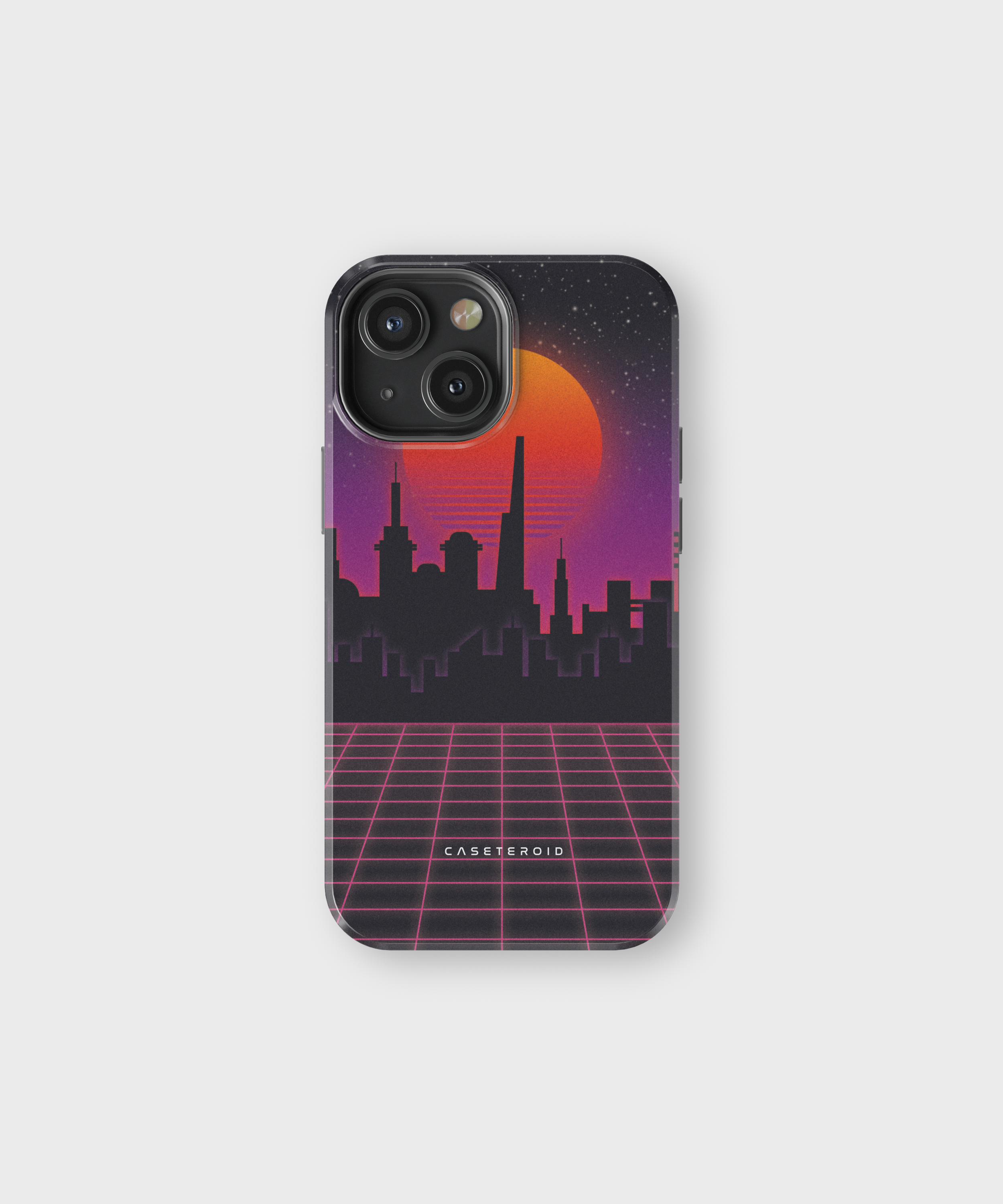 iPhone Tough Case with MagSafe - Urban Sunset Horizon - CASETEROID