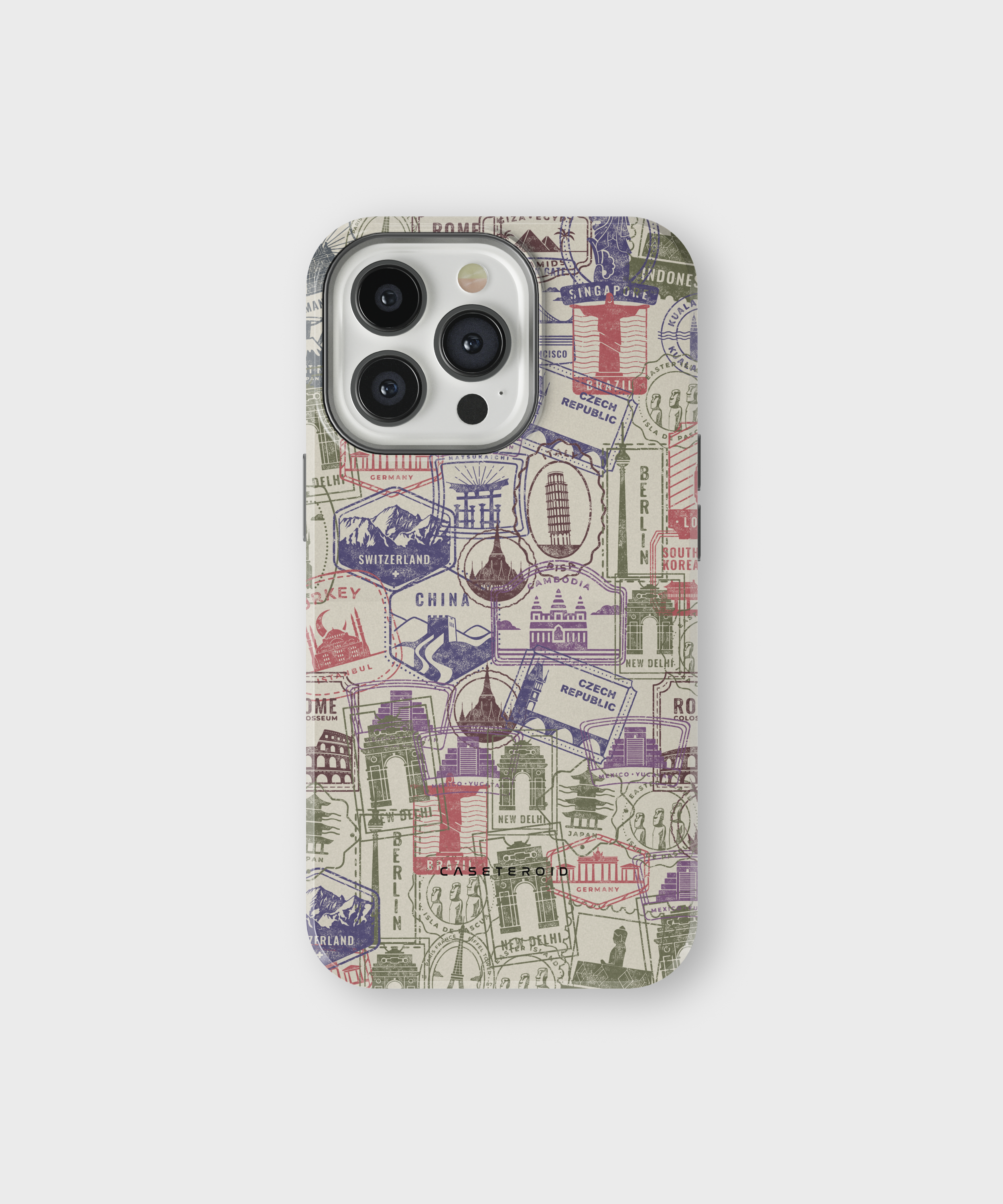 iPhone Tough Case with MagSafe - Stamps - CASETEROID