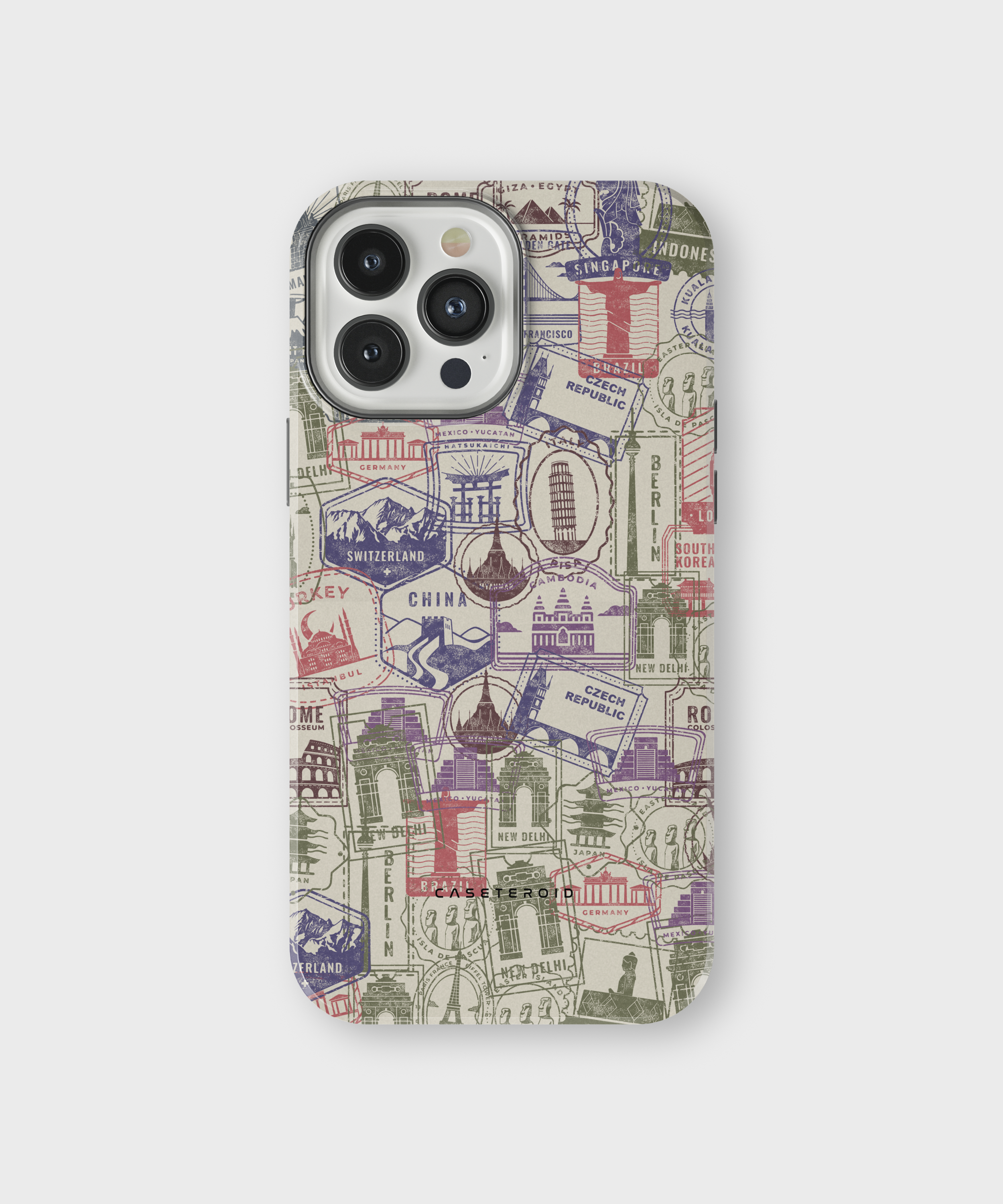 iPhone Tough Case - Stamps - CASETEROID