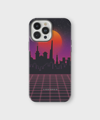 iPhone Tough Case with MagSafe - Urban Sunset Horizon - CASETEROID