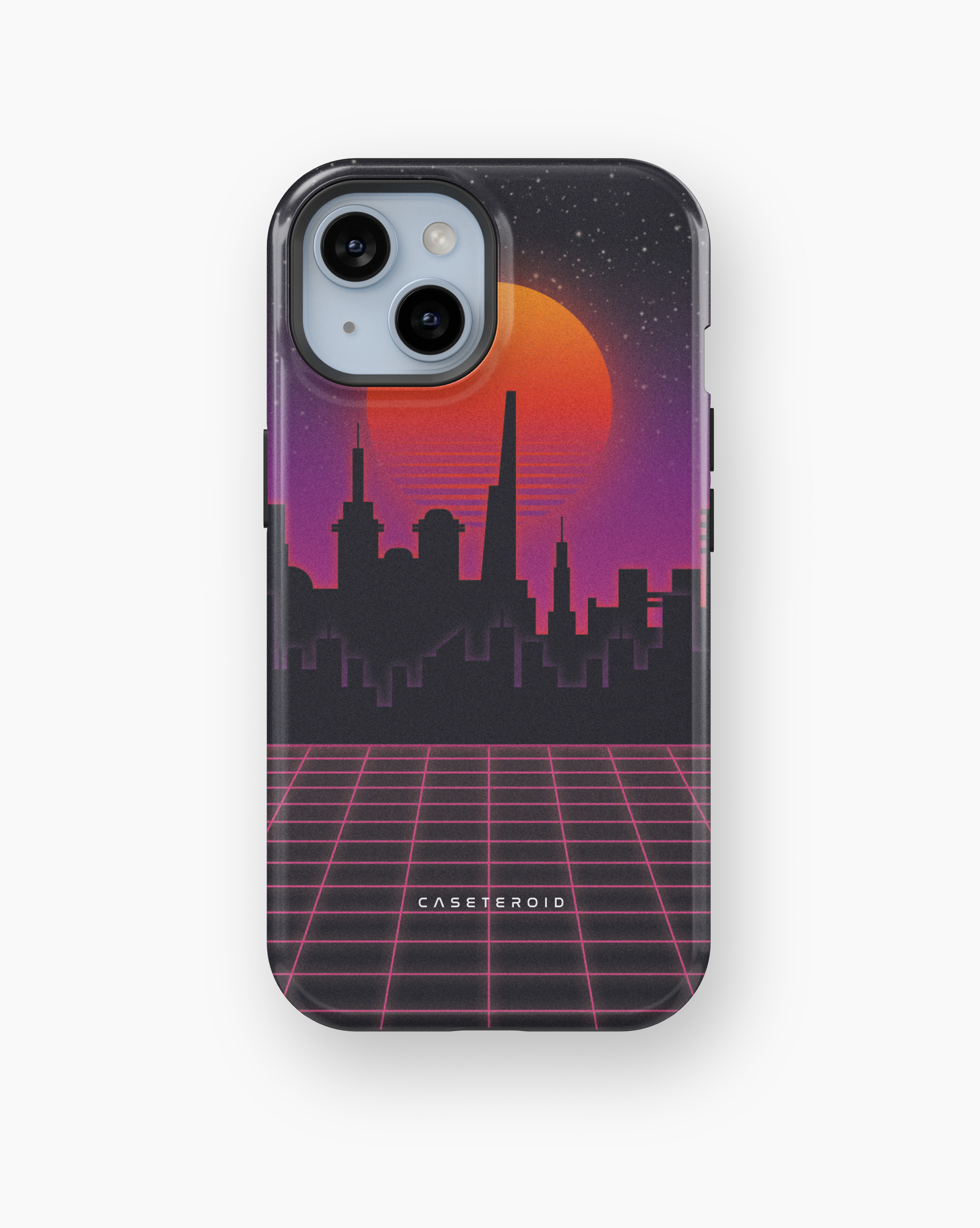 iPhone Tough Case with MagSafe - Urban Sunset Horizon - CASETEROID