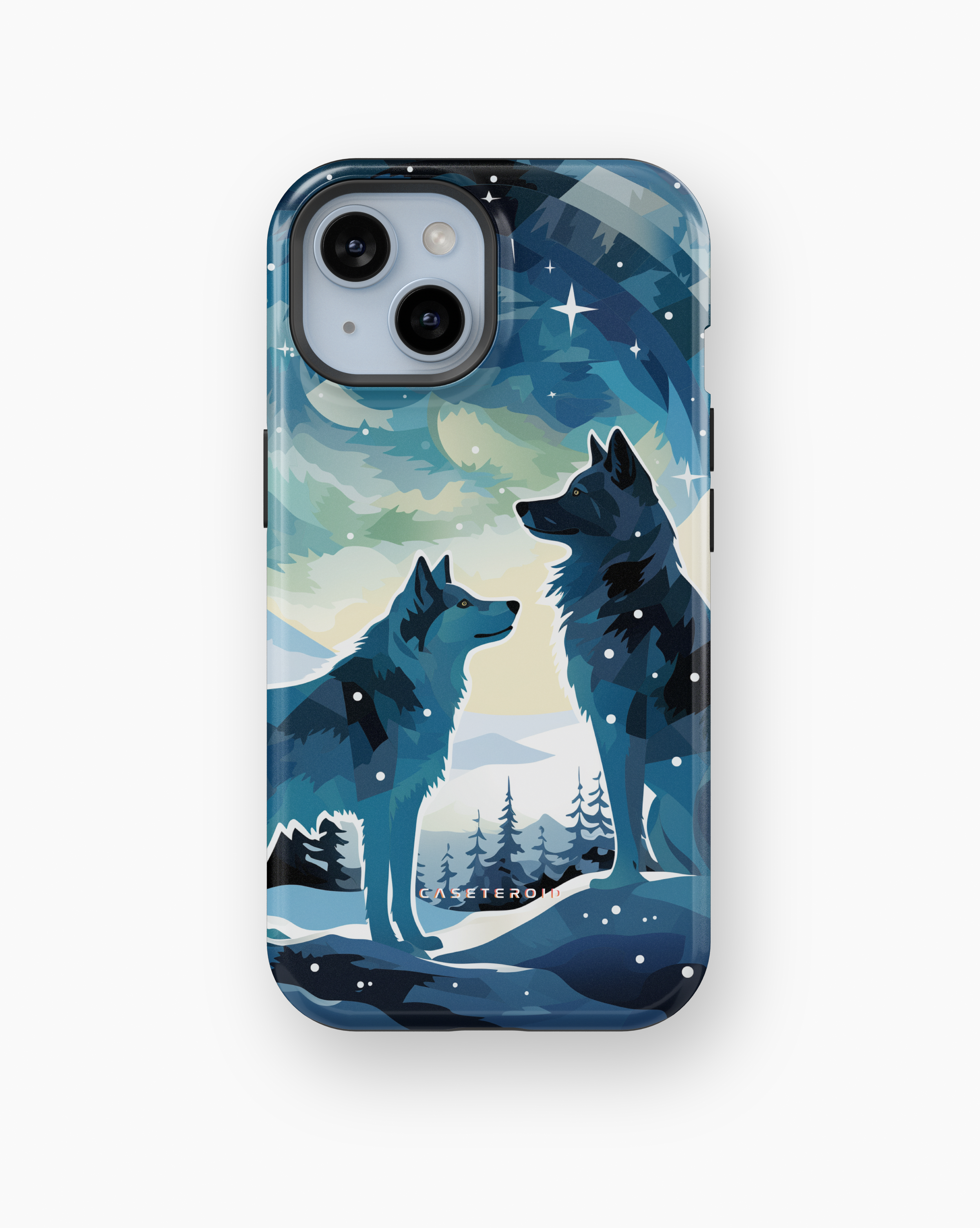 iPhone Tough Case with MagSafe - Arctic Wolves Whispers - CASETEROID