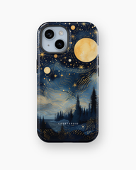 iPhone Tough Case with MagSafe - Golden Moonlit Grove - CASETEROID
