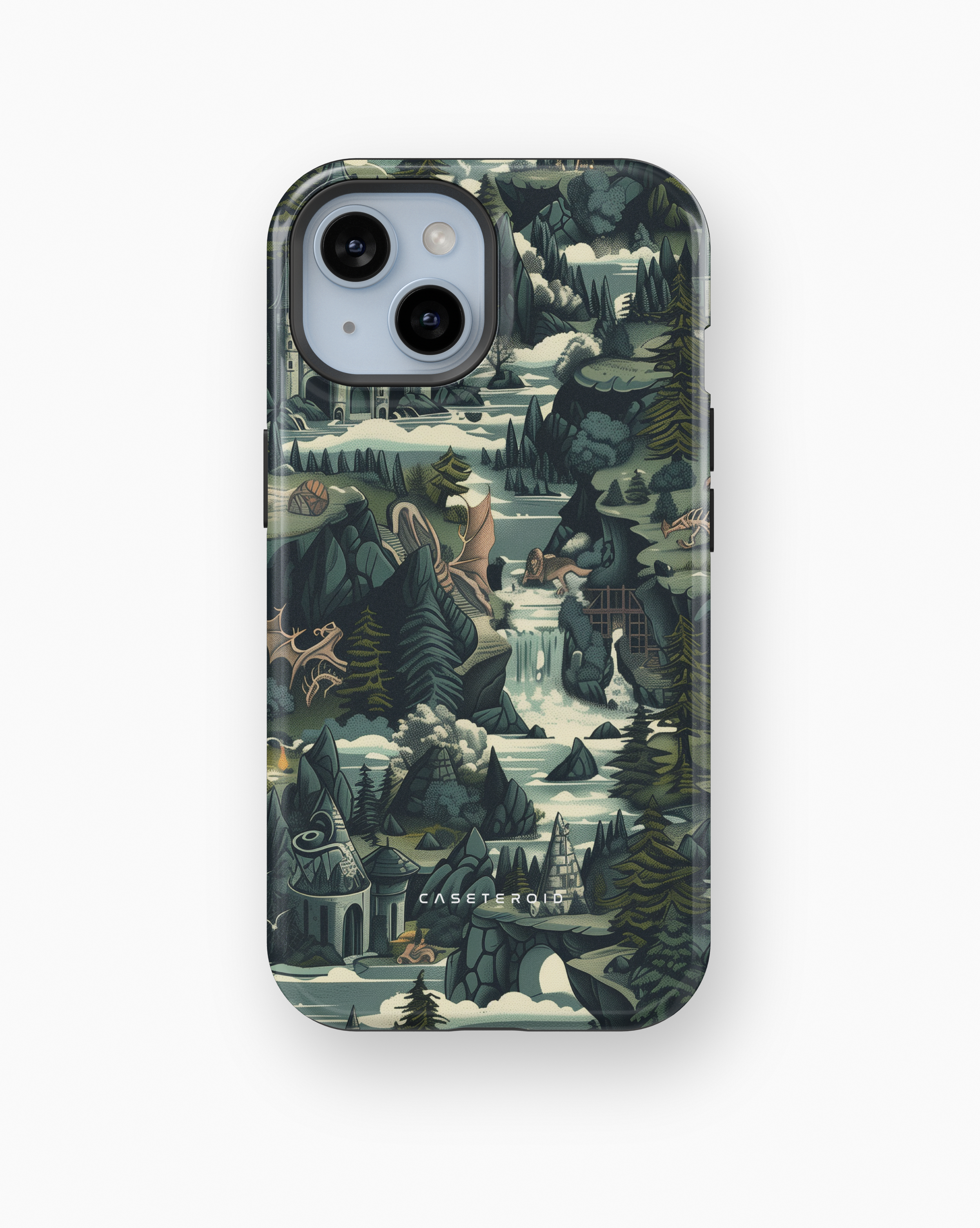 iPhone Tough Case - Mythical Kingdom Tapestry - CASETEROID