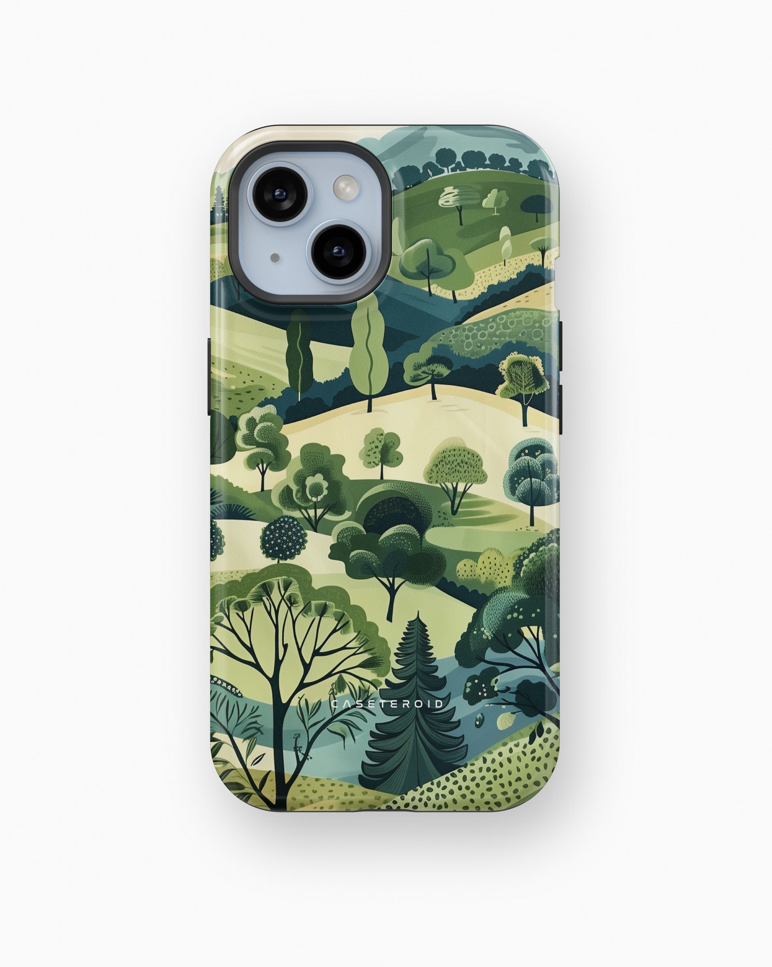 iPhone Tough Case - Tranquil Terrain Tapestry - CASETEROID