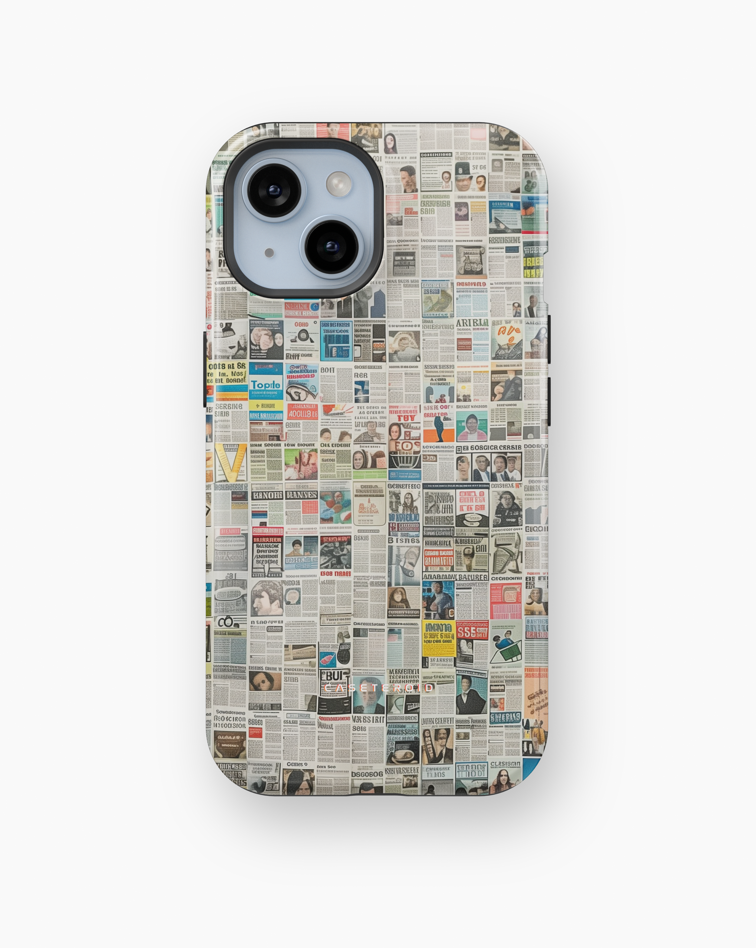 iPhone Tough Case with MagSafe - Worldwide Chronicle Mosaic - CASETEROID